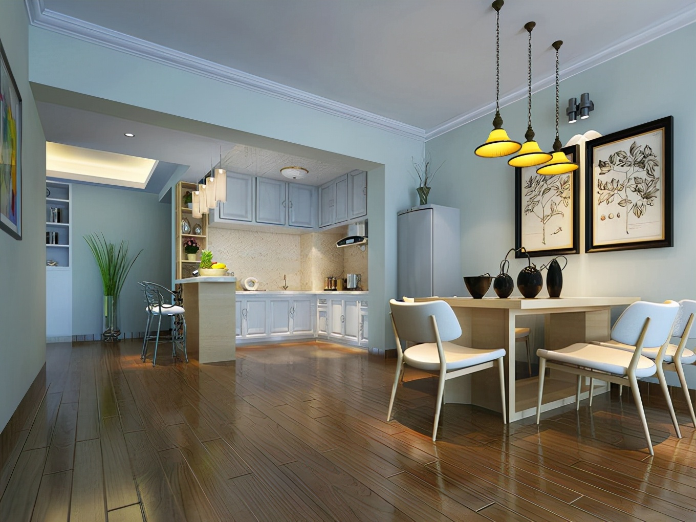 厨房铺地板用后感受,当初家人极力反对