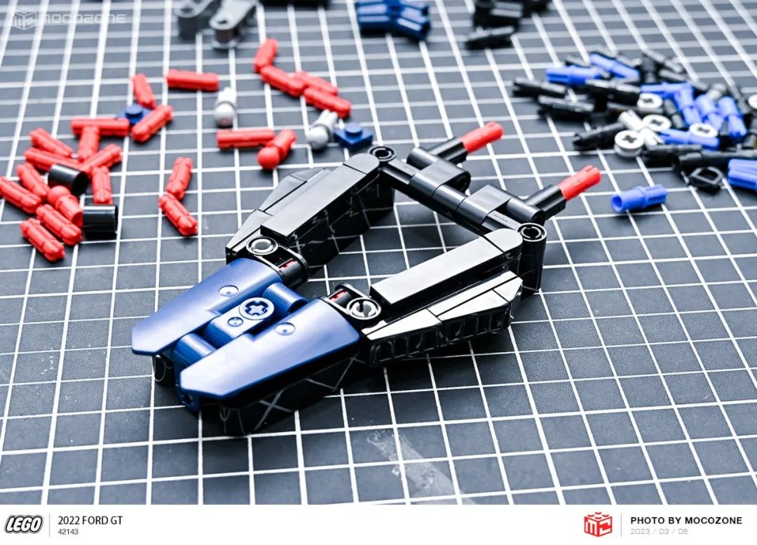 乐高积木福特gt跑车,福特gt2022