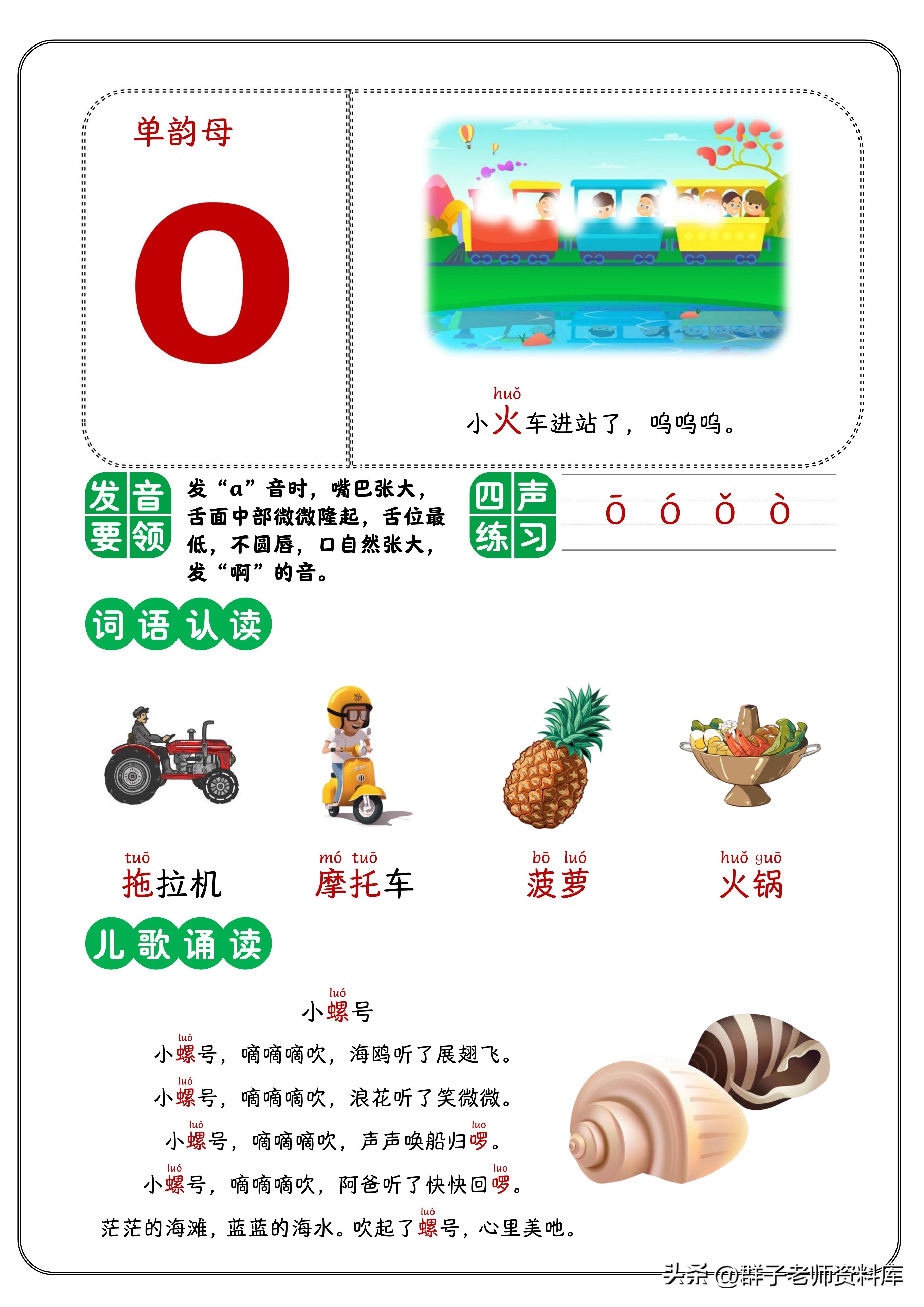 单韵母前鼻韵母后鼻韵母怎么读,声母单韵母复韵母前鼻韵母后鼻音