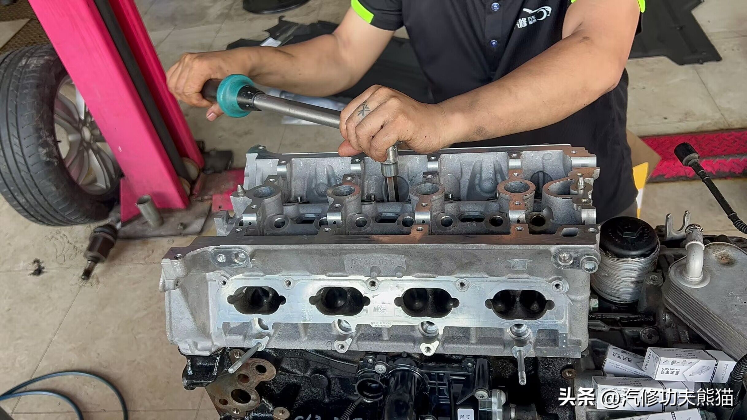 奥迪q3修车,奥迪q3烧机油大修发动机