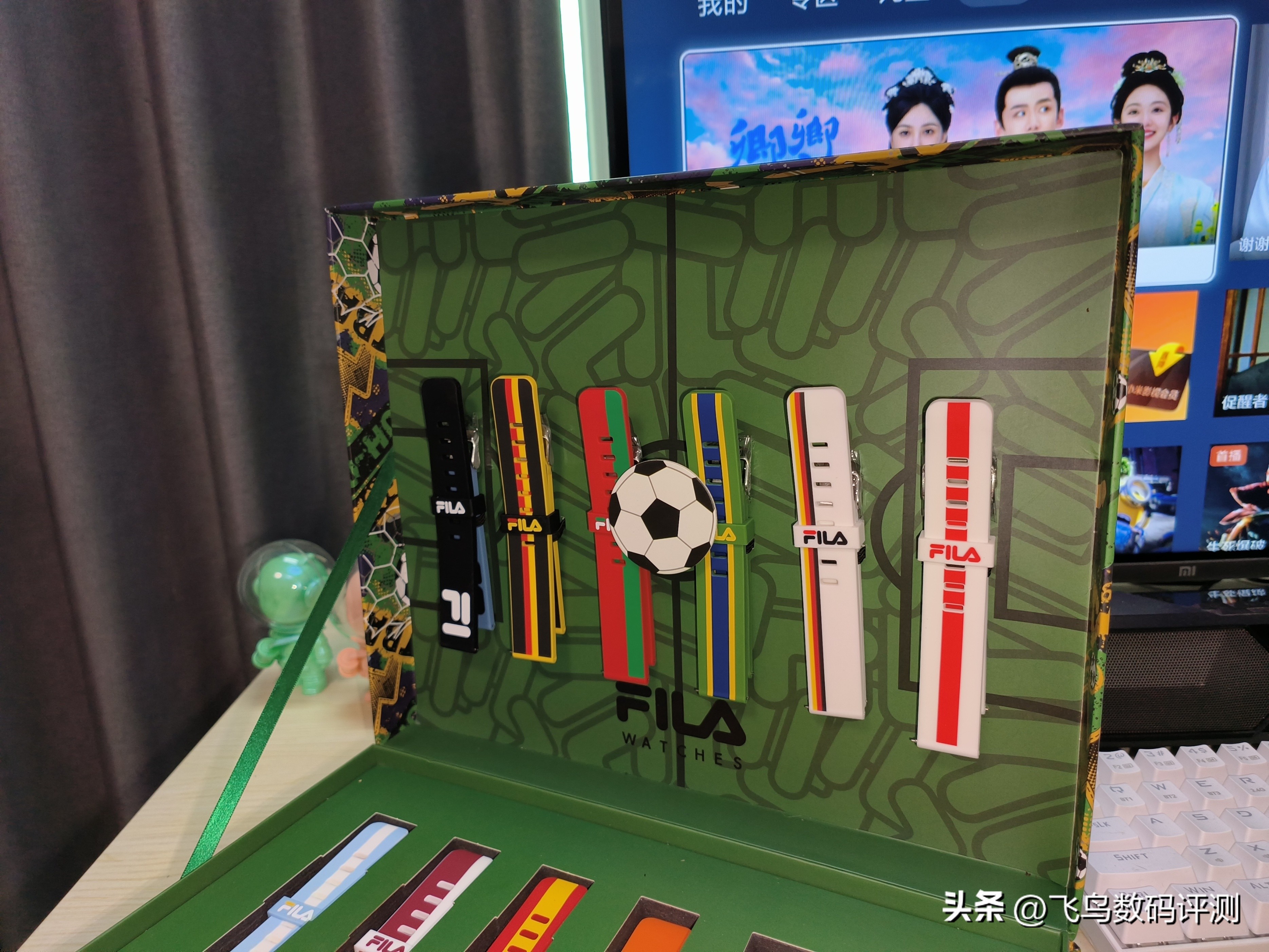 fila足球手表套盒,fila限量版数字手表