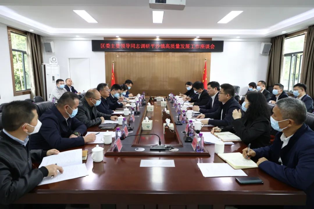梁耀斌率队到南水、平沙调研高质量发展工作