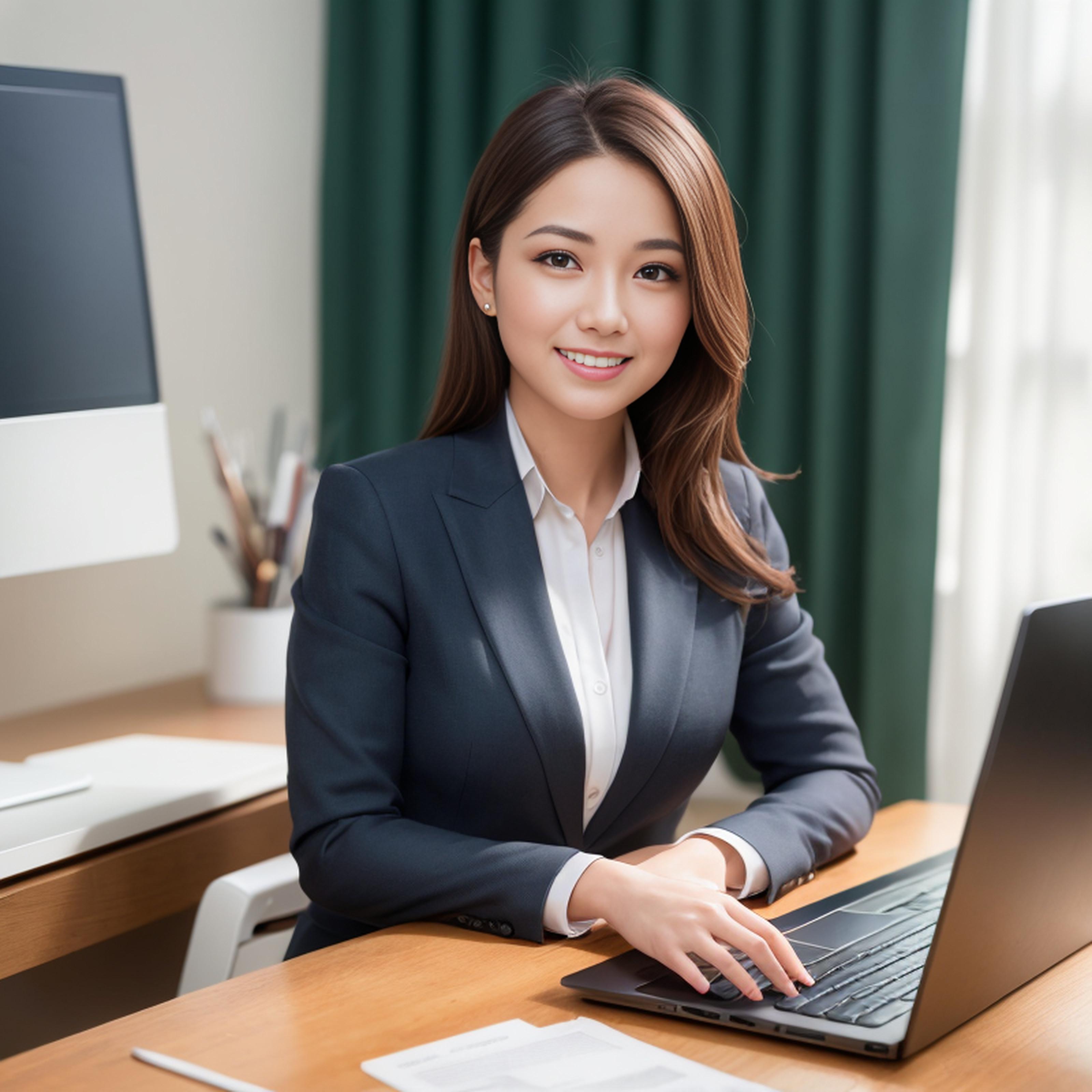 StableDiffusionAI生成的使用电脑的美女，盘点下我用过的电脑