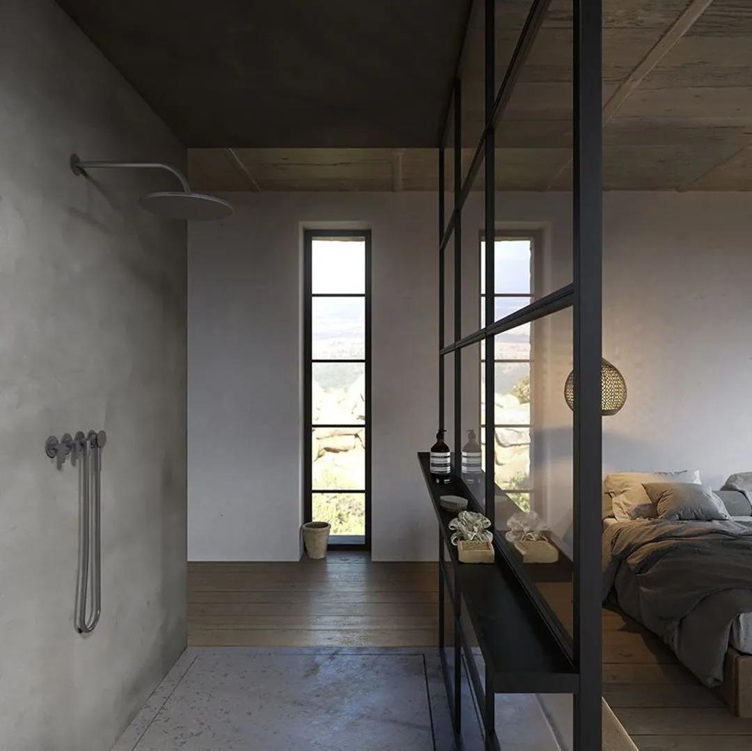 卫生间不做玻璃隔断怎么干湿分离,浴室干湿分离用玻璃隔断还是浴帘