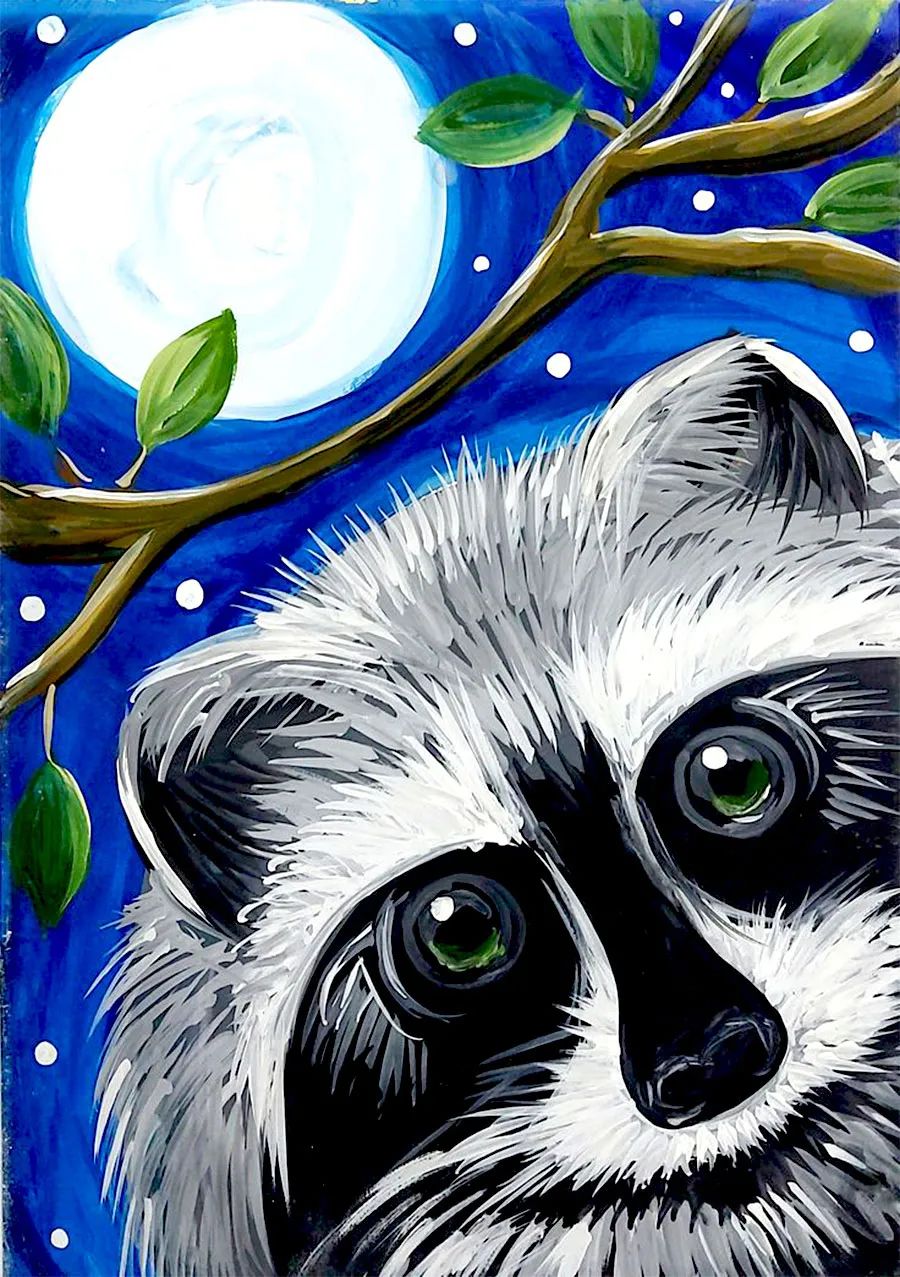 儿童画素材简单好看,儿童画水粉画创意美术3-4岁