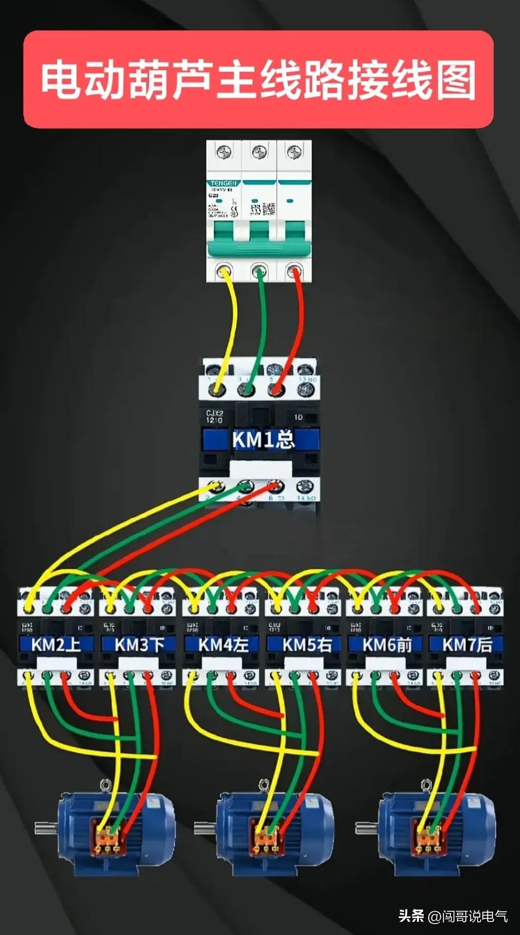 常用的高压电工电路图讲解,低压电工怎样看懂电路图知道故障
