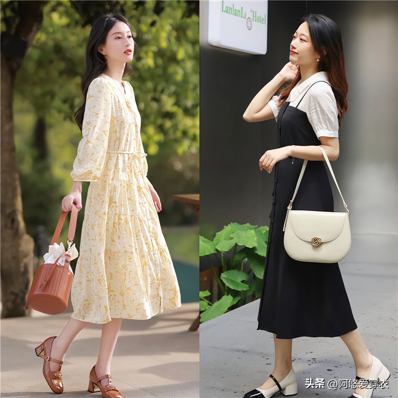 低跟鞋时髦又好穿,高跟鞋粗跟百搭小个子小白鞋