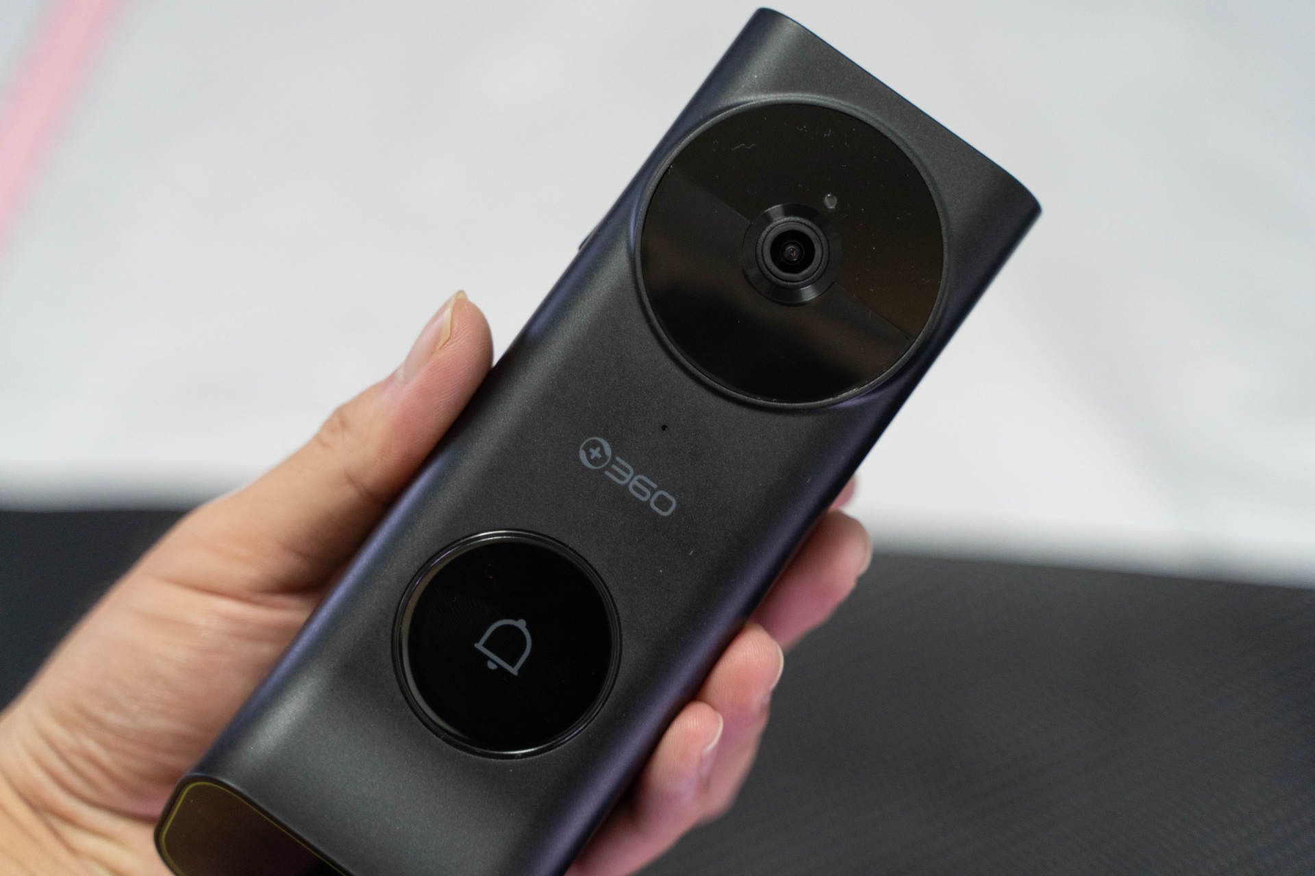 不插电可视门铃带显示屏无线,无需打孔家用门铃