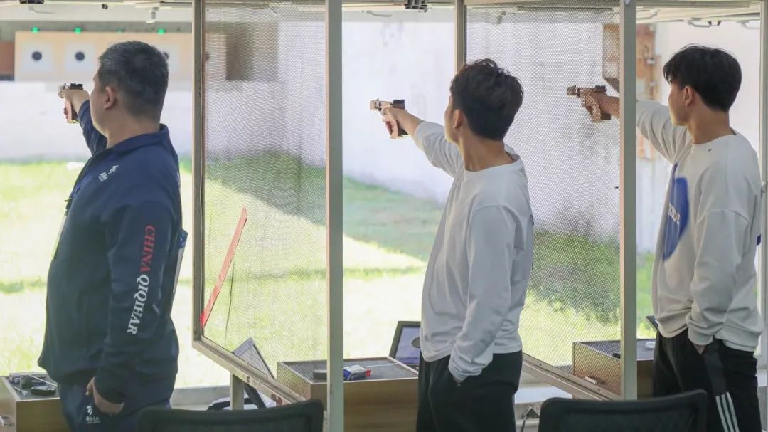 黑龙江省第十五届运动会射击（步手枪项目）开幕