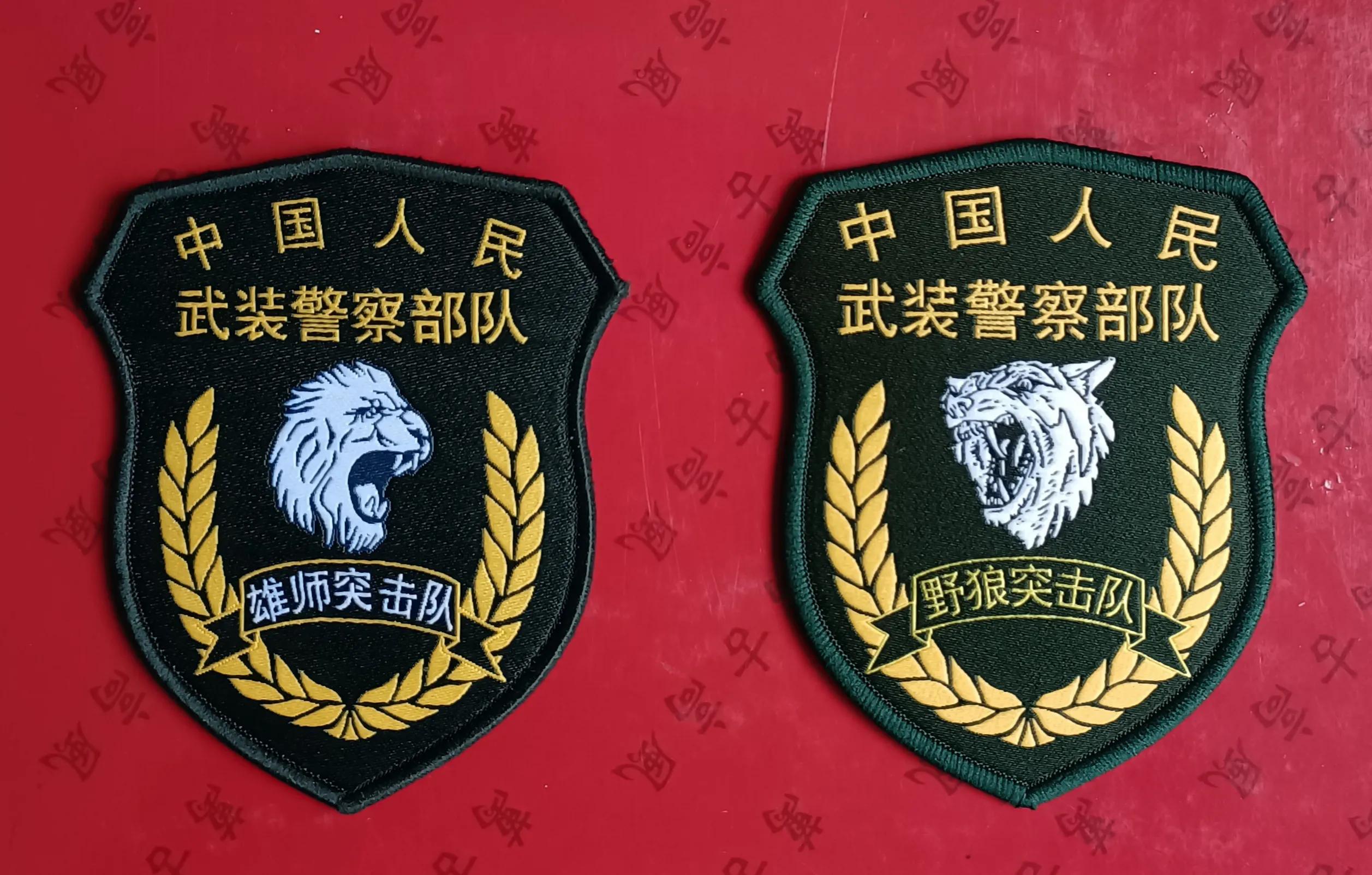 毛启国最新视频,武警16式臂章