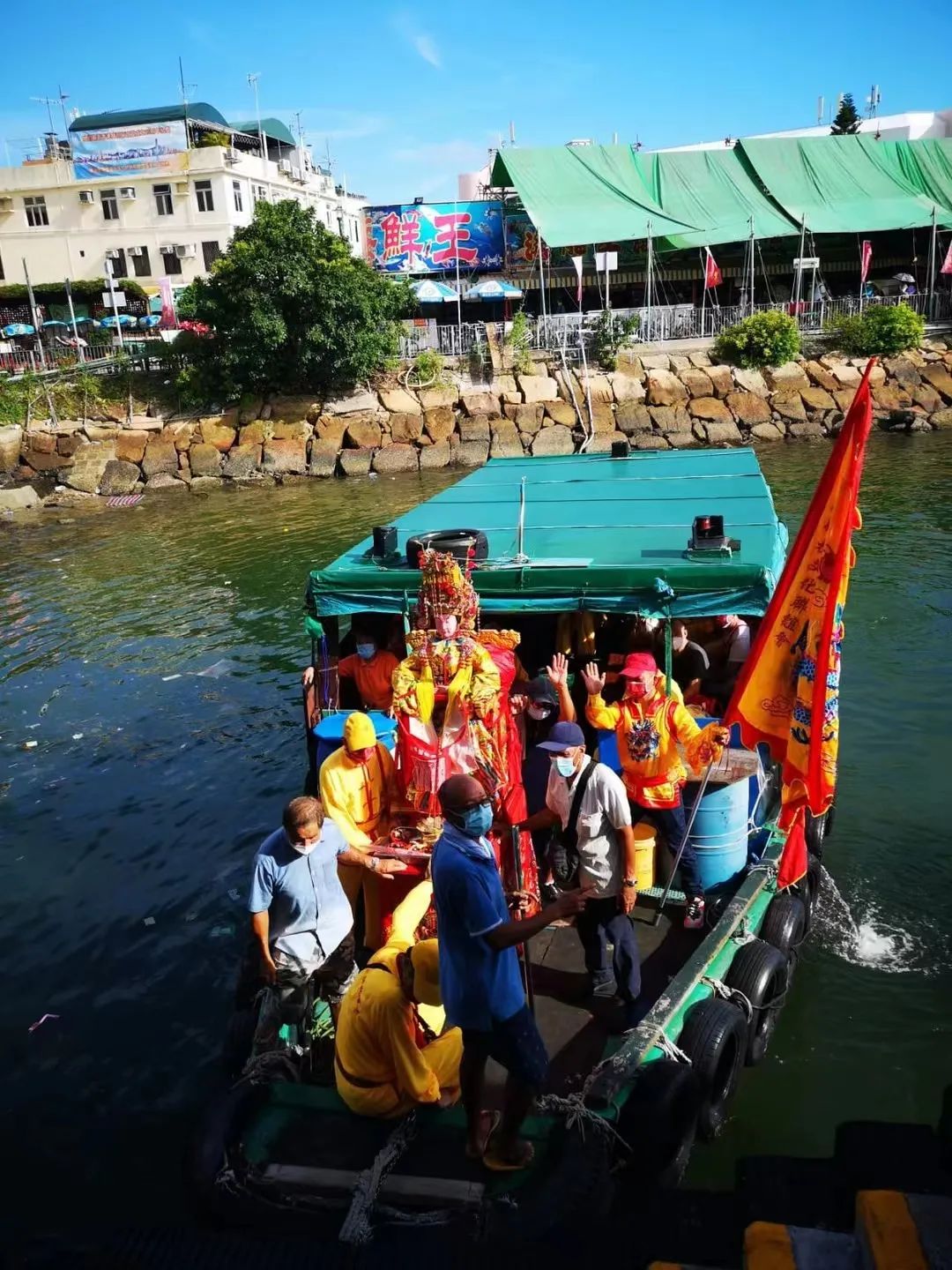 今天!妈祖在香港两地巡安