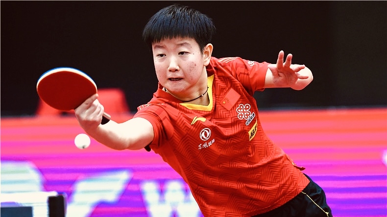 蒯曼和孙颖莎比赛视频,蒯曼单打孙颖莎