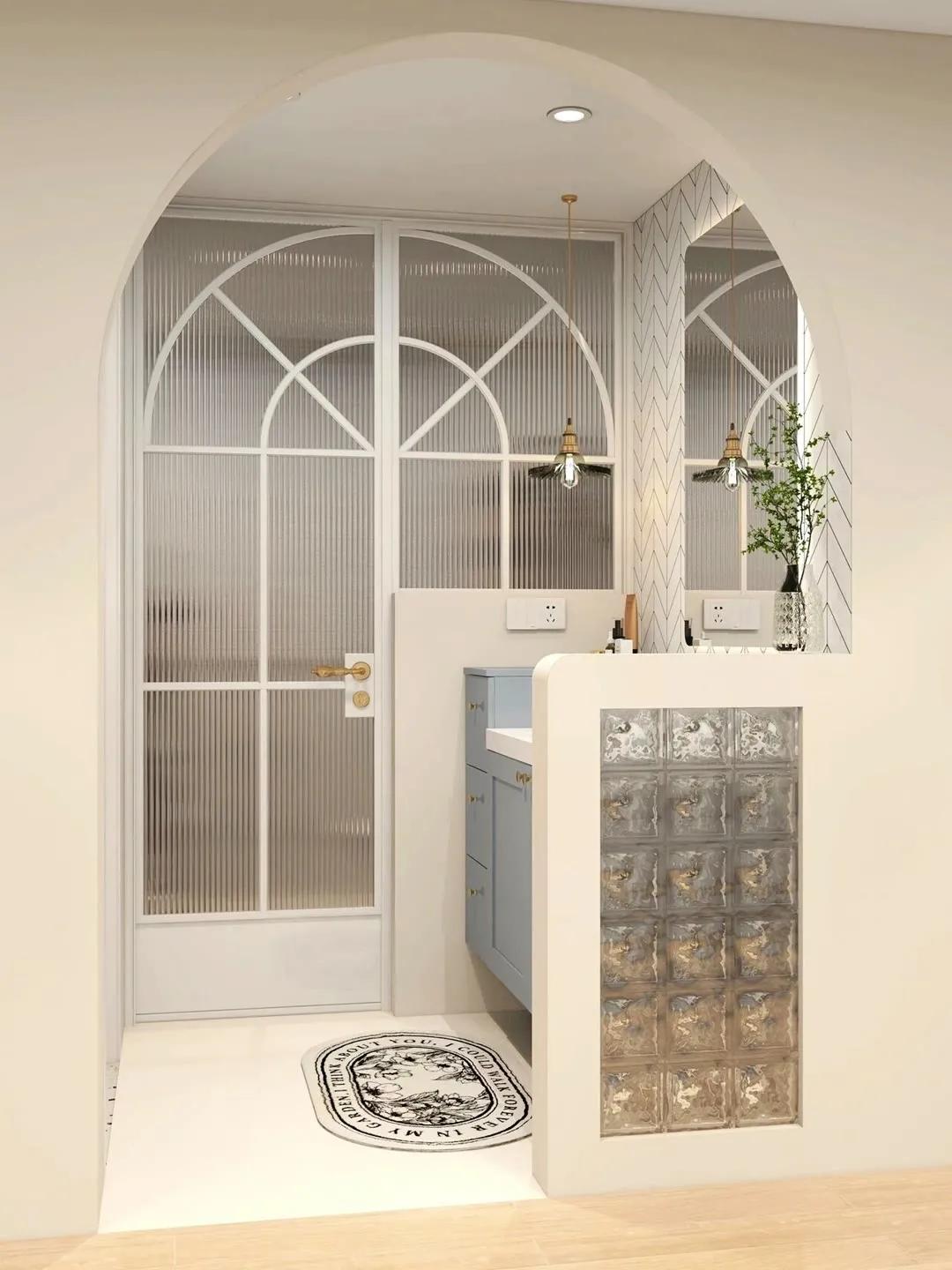 卫生间玻璃隔断做多高,2024年卫生间玻璃隔断最流行款式