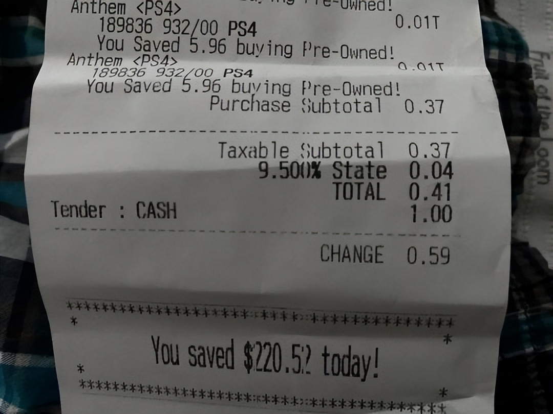 连包装盒的成本都不够！Gamestop甩卖《圣歌》，1美元能买一麻袋