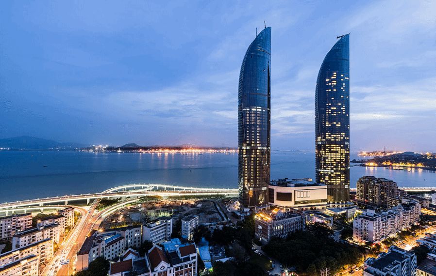 厦门世茂海峡双子塔海景公寓出租,厦门世茂海峡大厦是双子塔吗