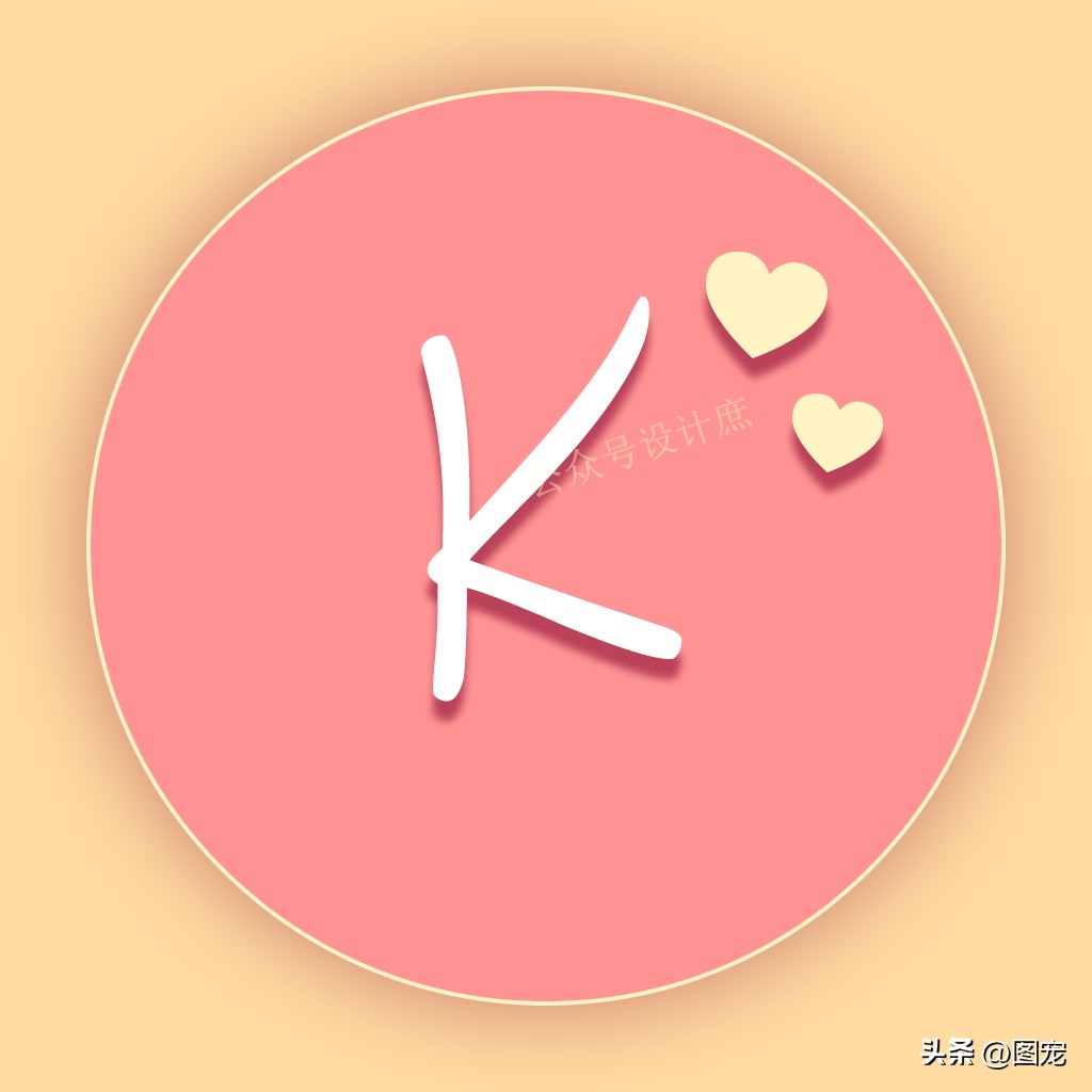 精美26字母姓氏头像K,精美26字母姓氏头像小清新可爱