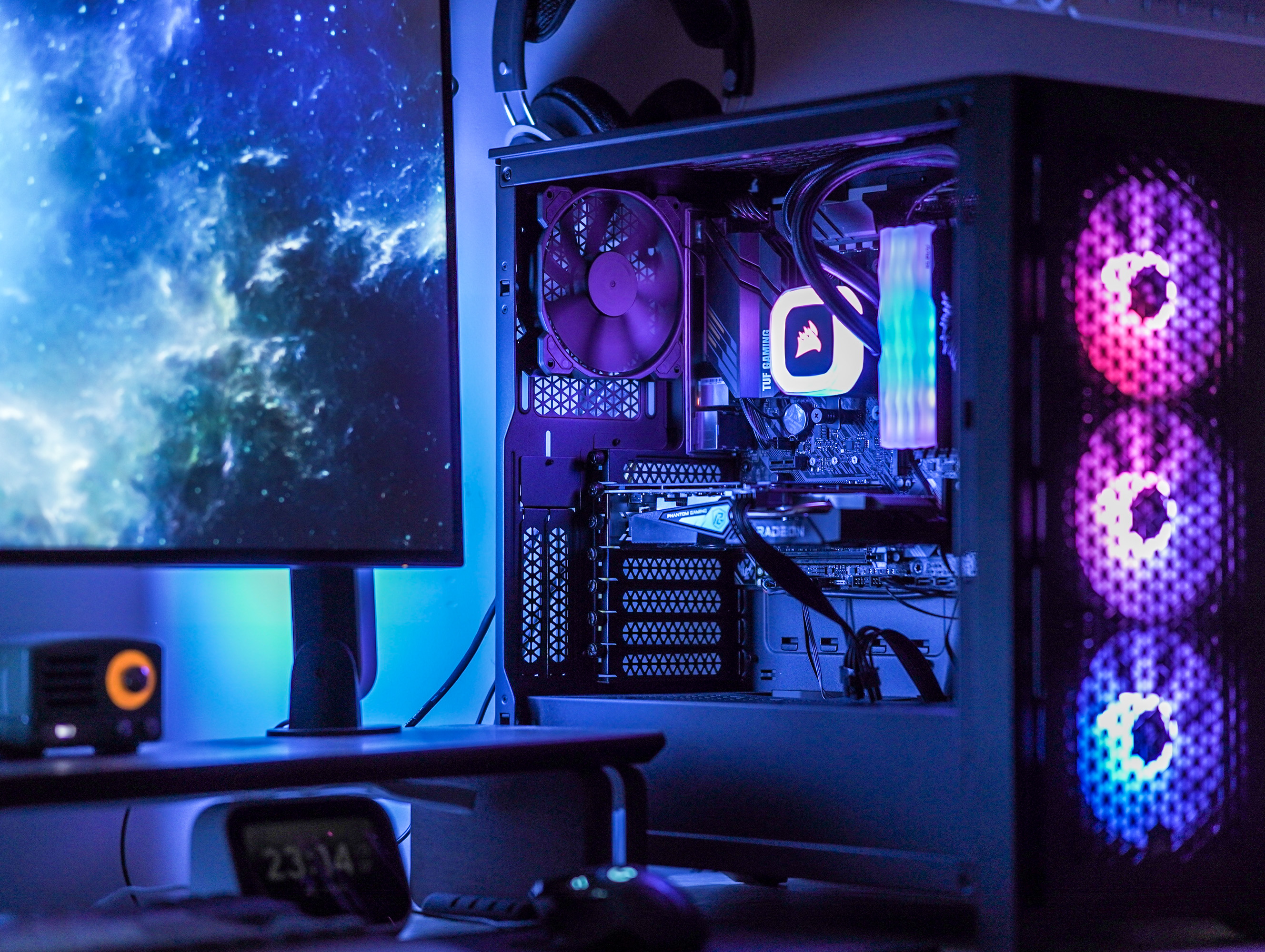 海盗船水冷散热器换新,海盗船h5sf水冷散热器