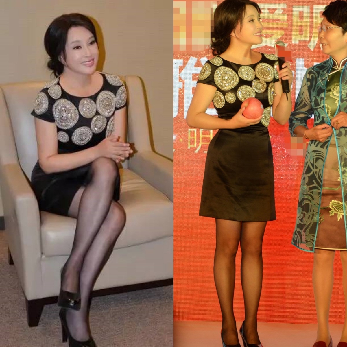 35届金鸡百花电影节刘晓庆奚美娟,第35届金鸡奖刘晓庆奚美娟红毯