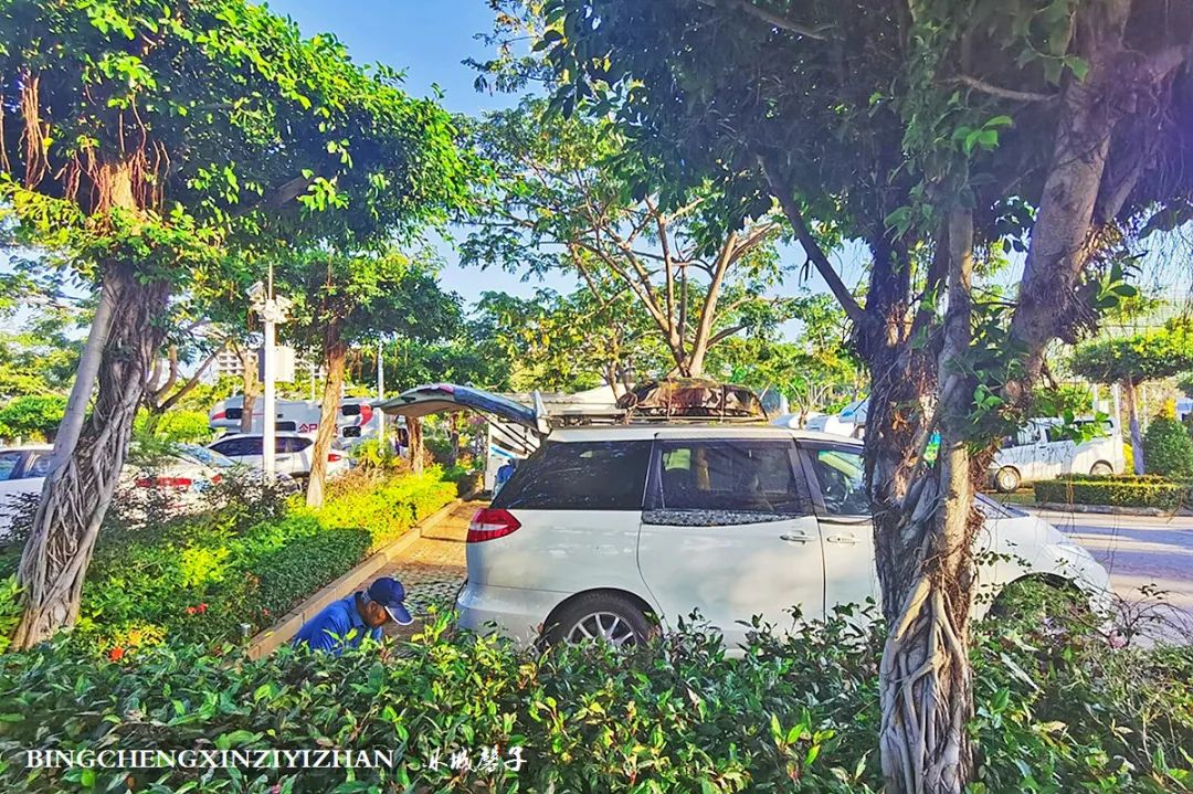 海南九所房车露营基地,三轮车自驾游穷游海南