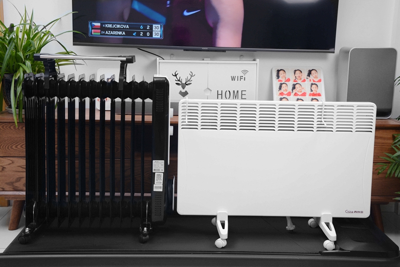 带火焰电暖风取暖器测评,变频电暖器全屋取暖神器2200w