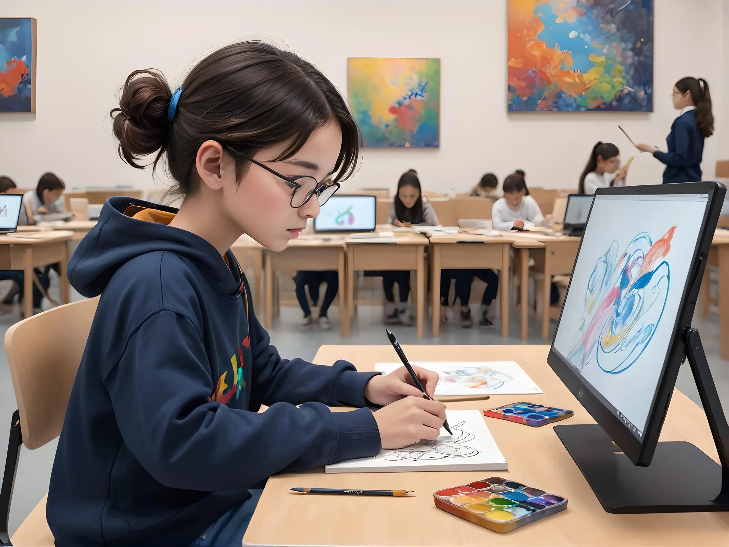 ai绘画艺术培训,ai绘画教育行业