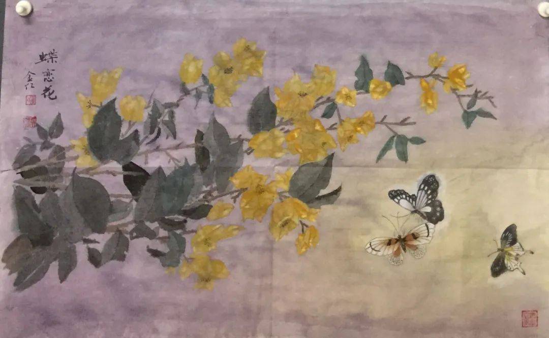 黄金仁书画,大师笔下的花鸟美到极致