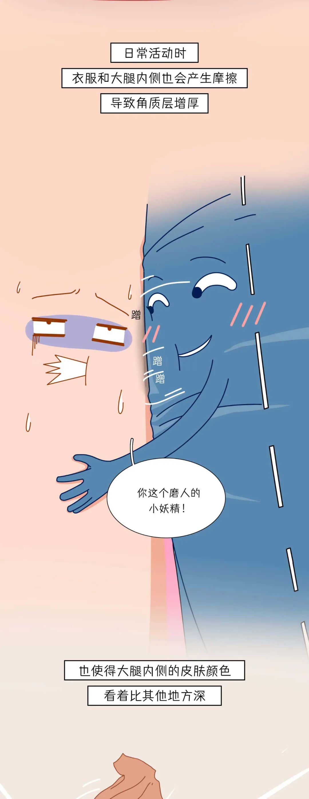 大腿内侧有青紫色斑块是怎么了,大腿内侧有青紫色的是怎么回事