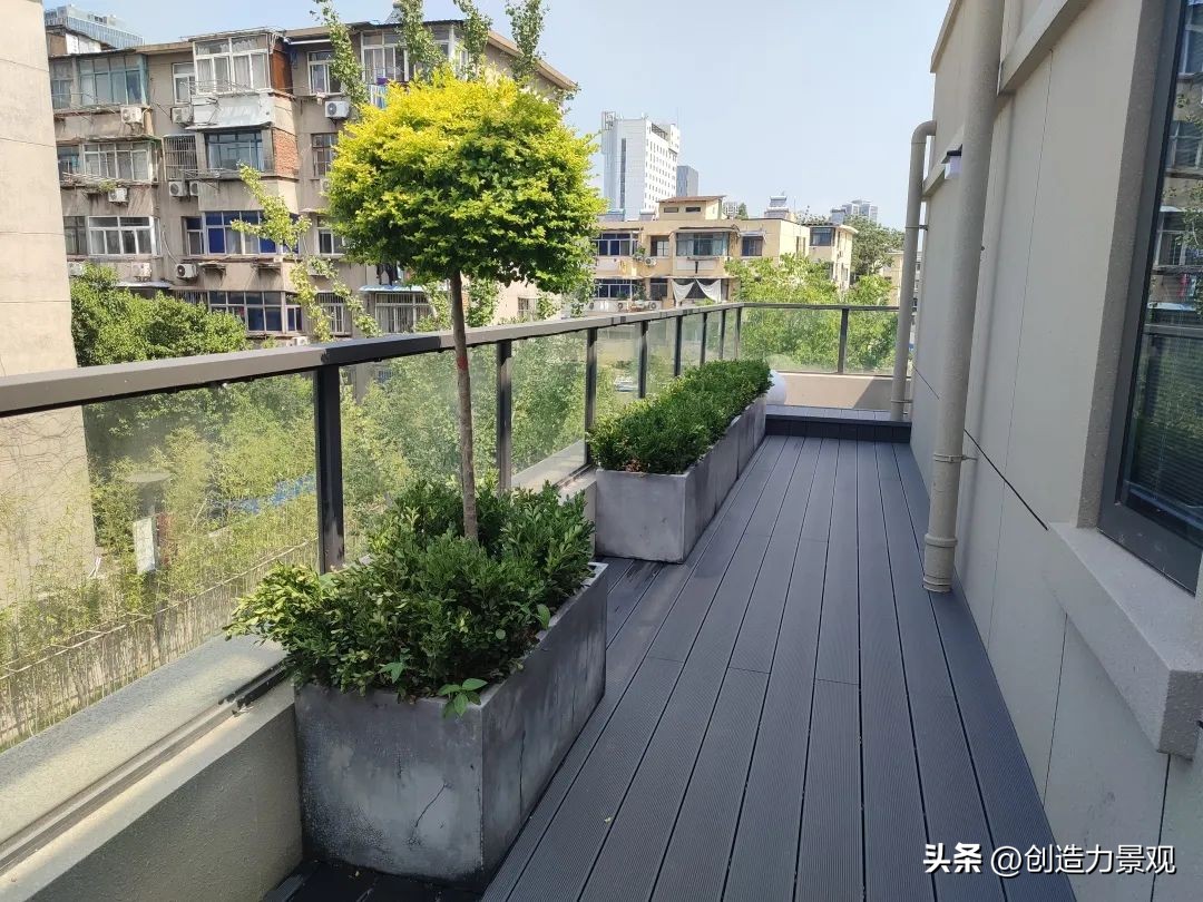 花箱小庭院景观设计,庭院花箱设计款式大全