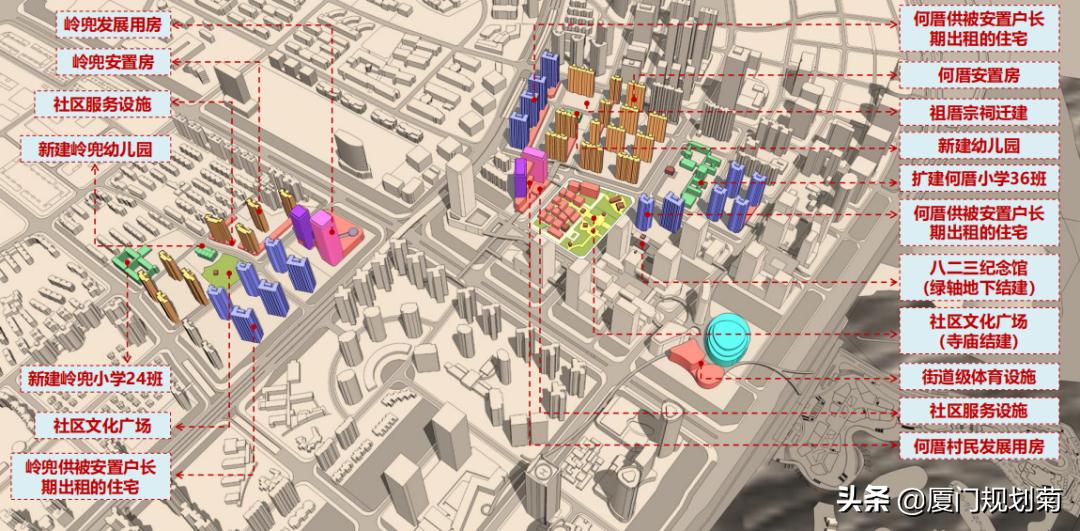 厦门思明区何厝规划,何厝岭兜改造最新消息