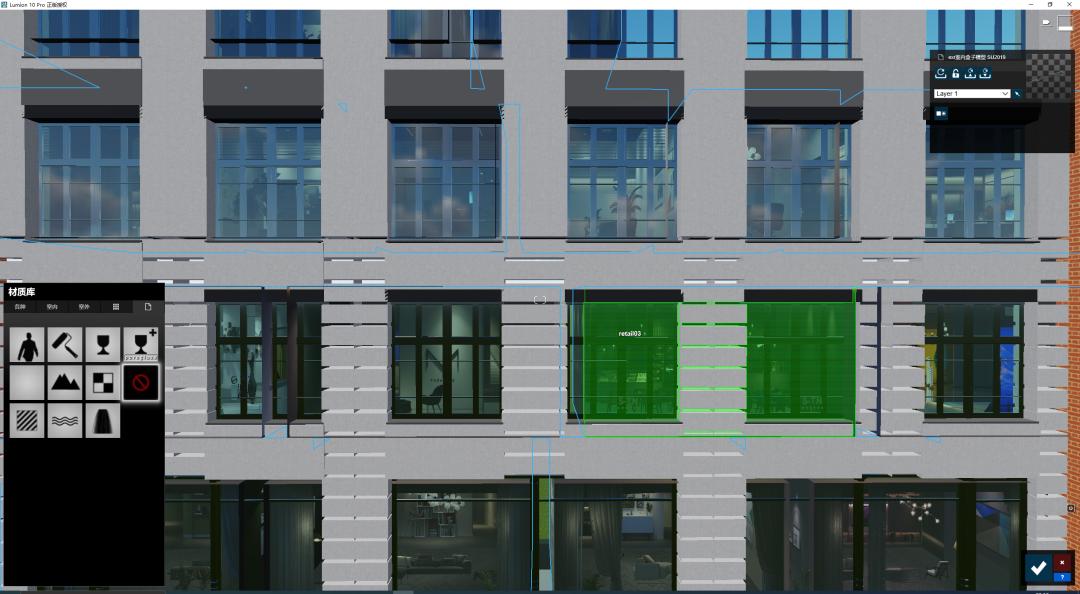 这样精美的室内橱窗竟然是贴图——exr透视贴图将颠覆你的认知