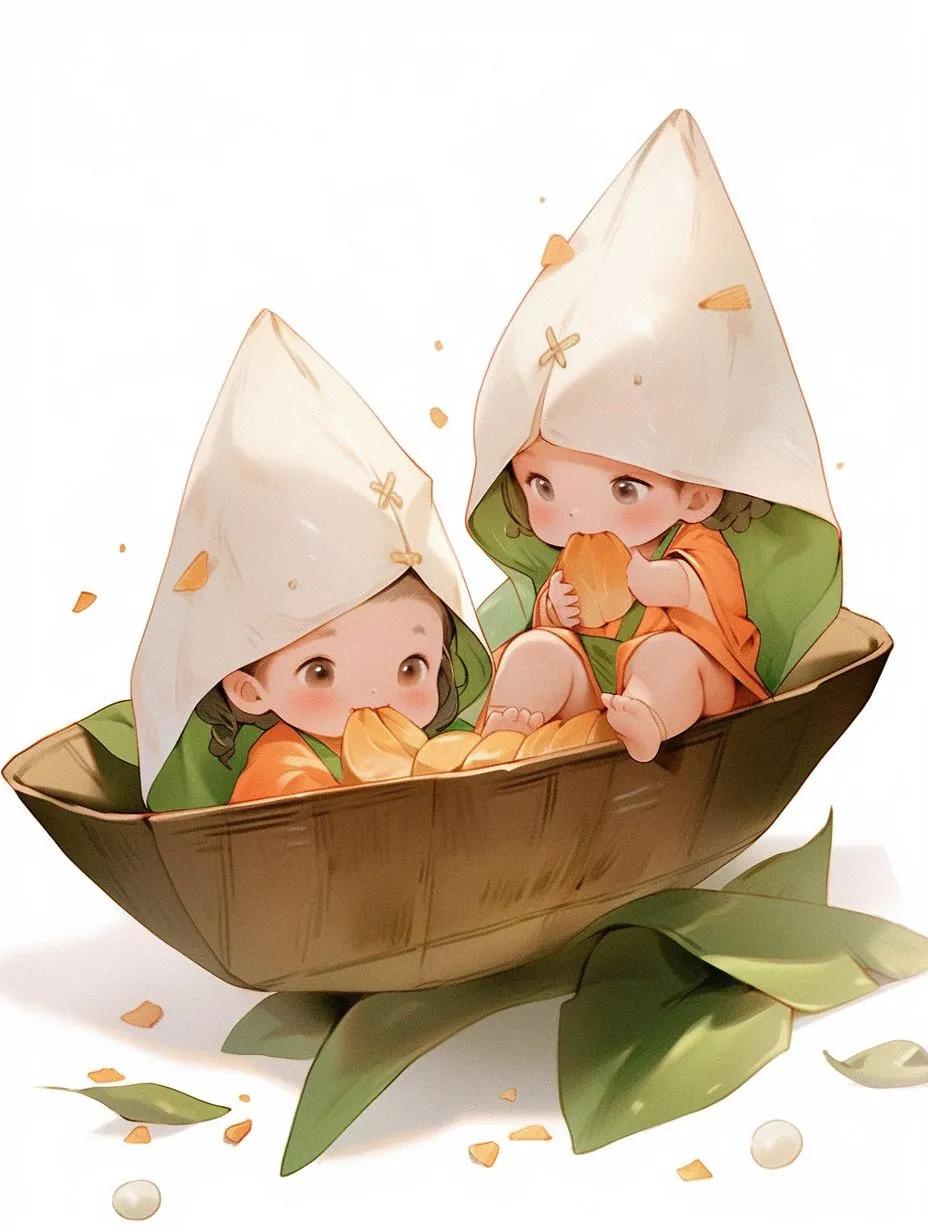 端午节怎么发朋友圈带图片,端午节精美配图