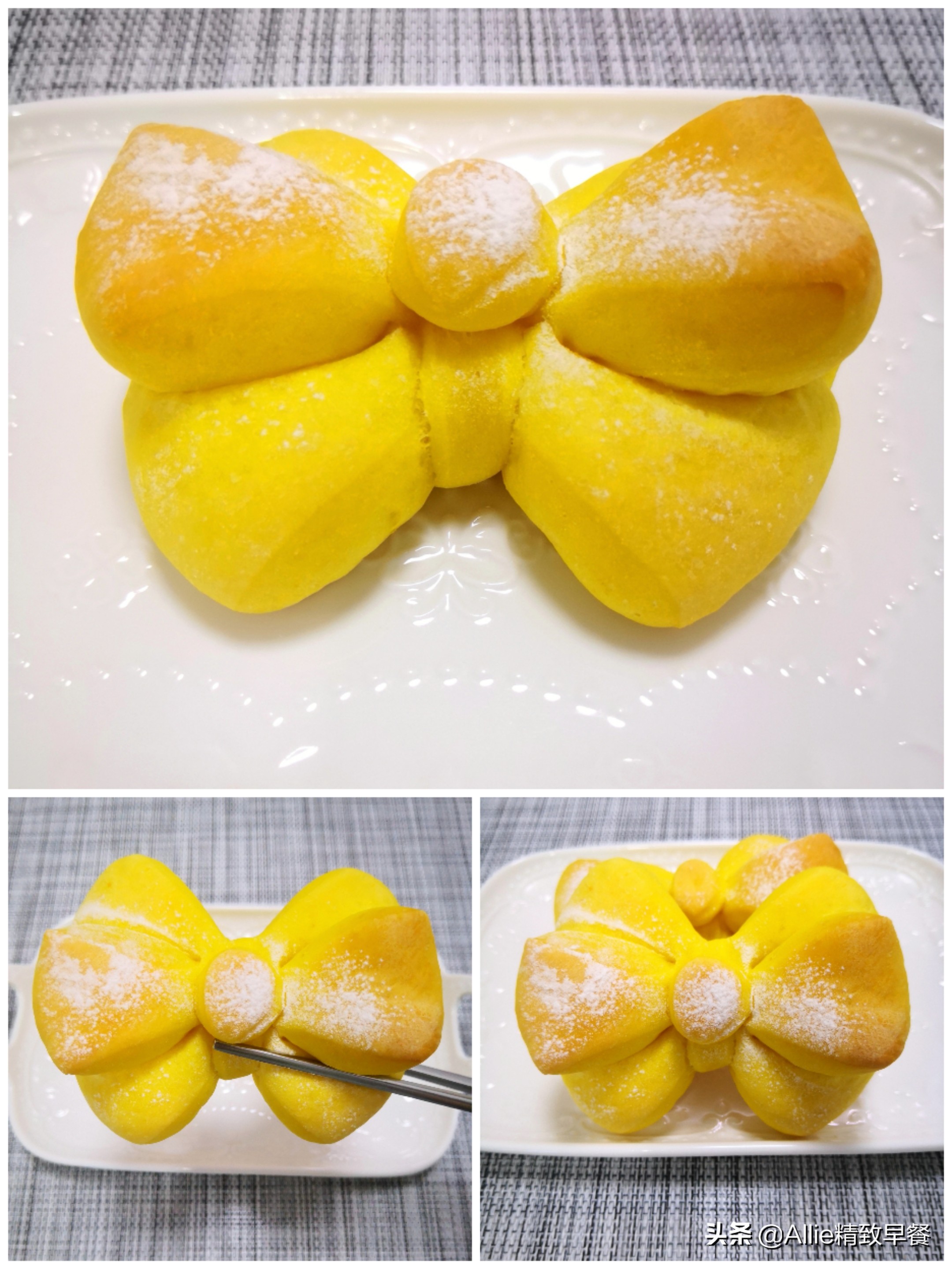 用南瓜做宝宝辅食点心,面食蝴蝶结怎么做简单又好吃