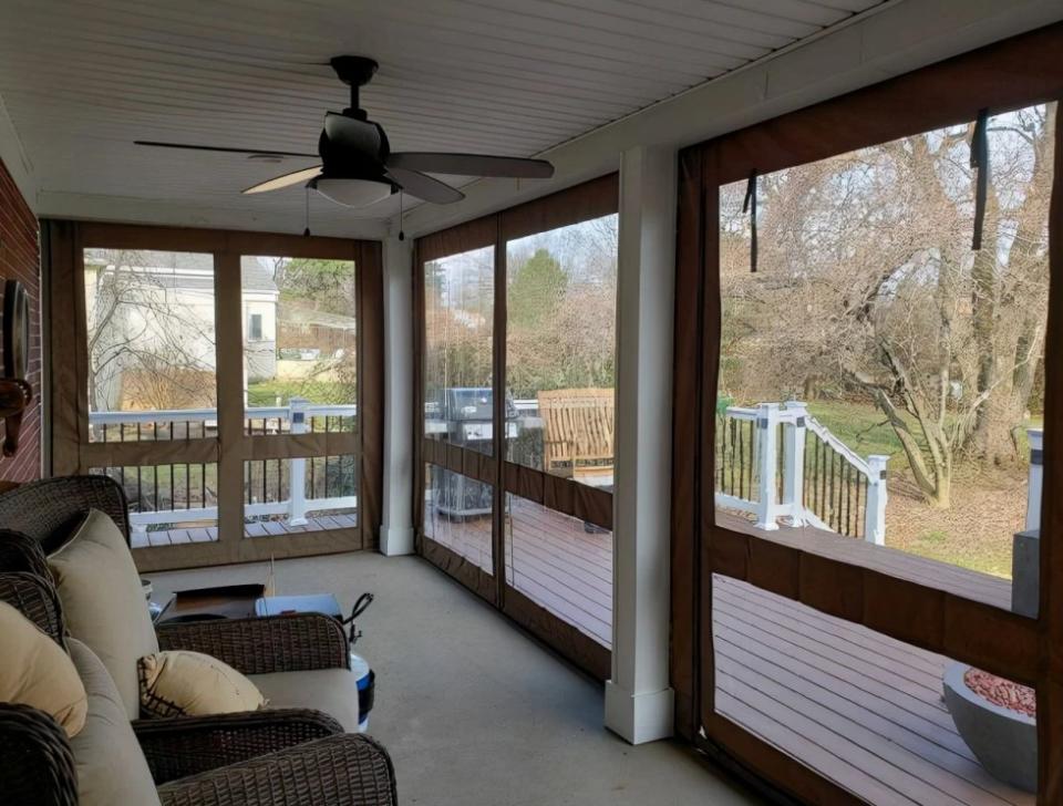 给一楼的提个醒，单纯做门廊可不够，不想冬天冷飕飕，记得加上它