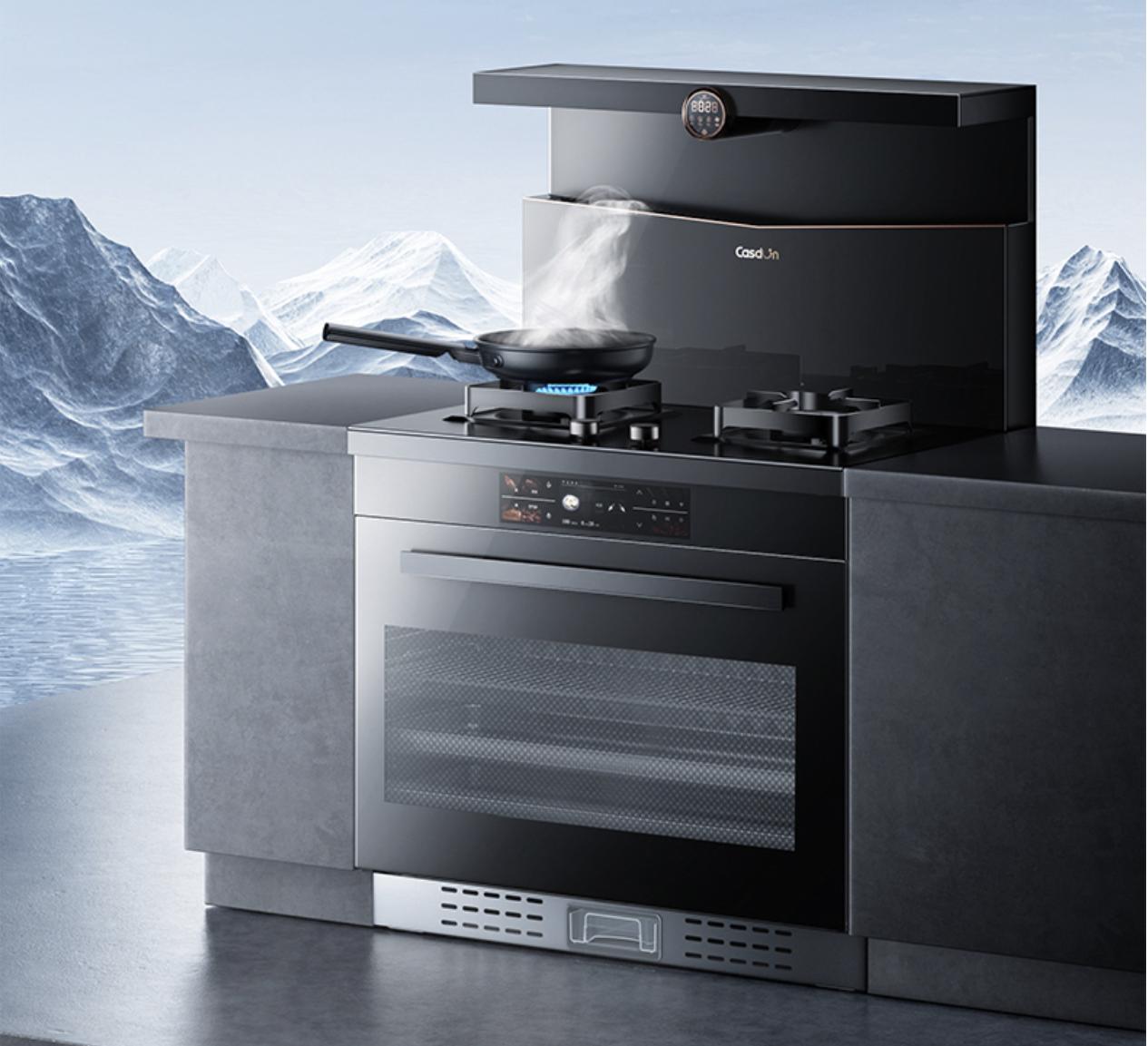 集成灶评测视频大全,美大750烟灶蒸烤一体集成灶