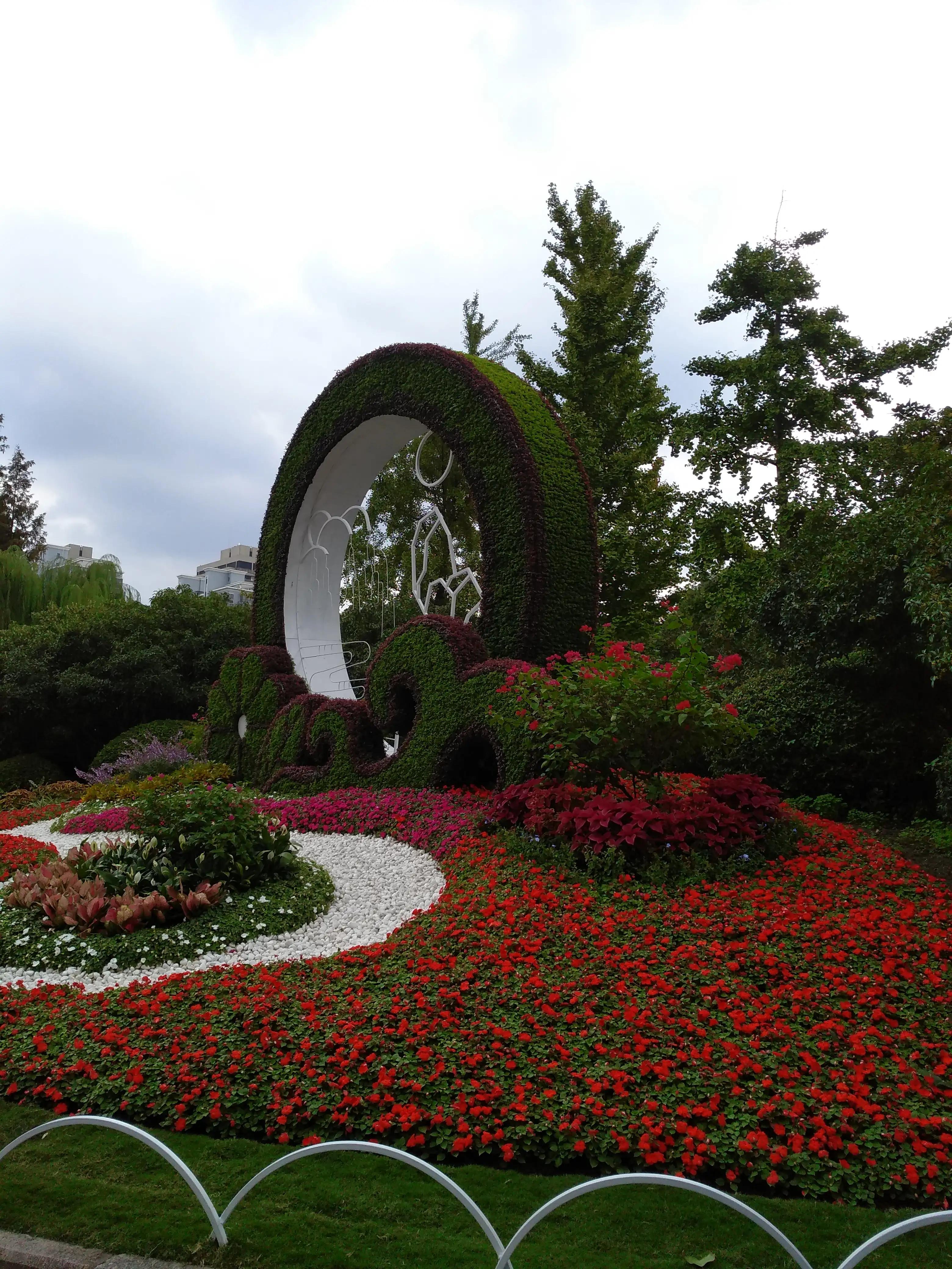 上海普陀长风公园风景,上海长风公园景观分析