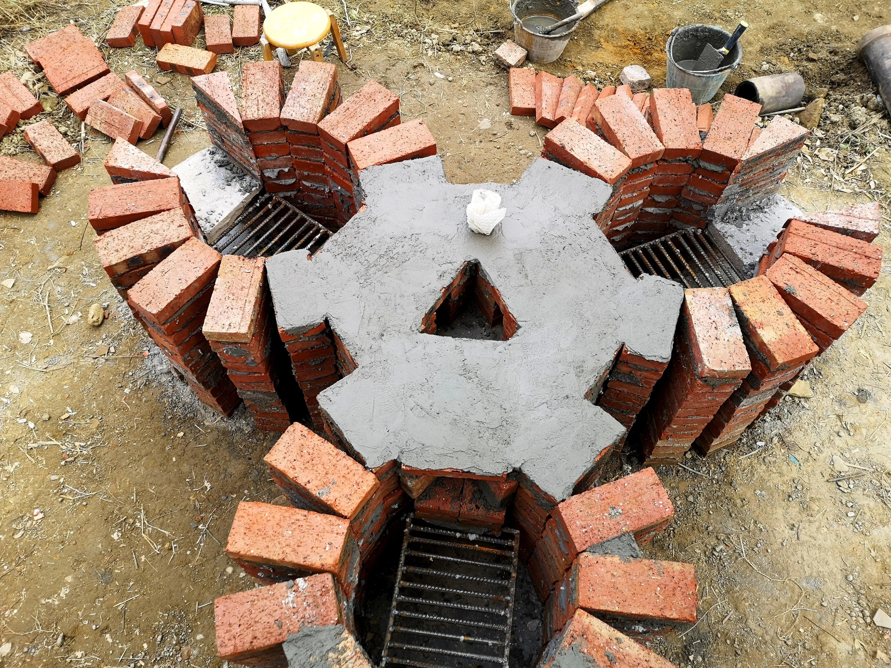 梅花灶视频教程,连环灶制作全过程