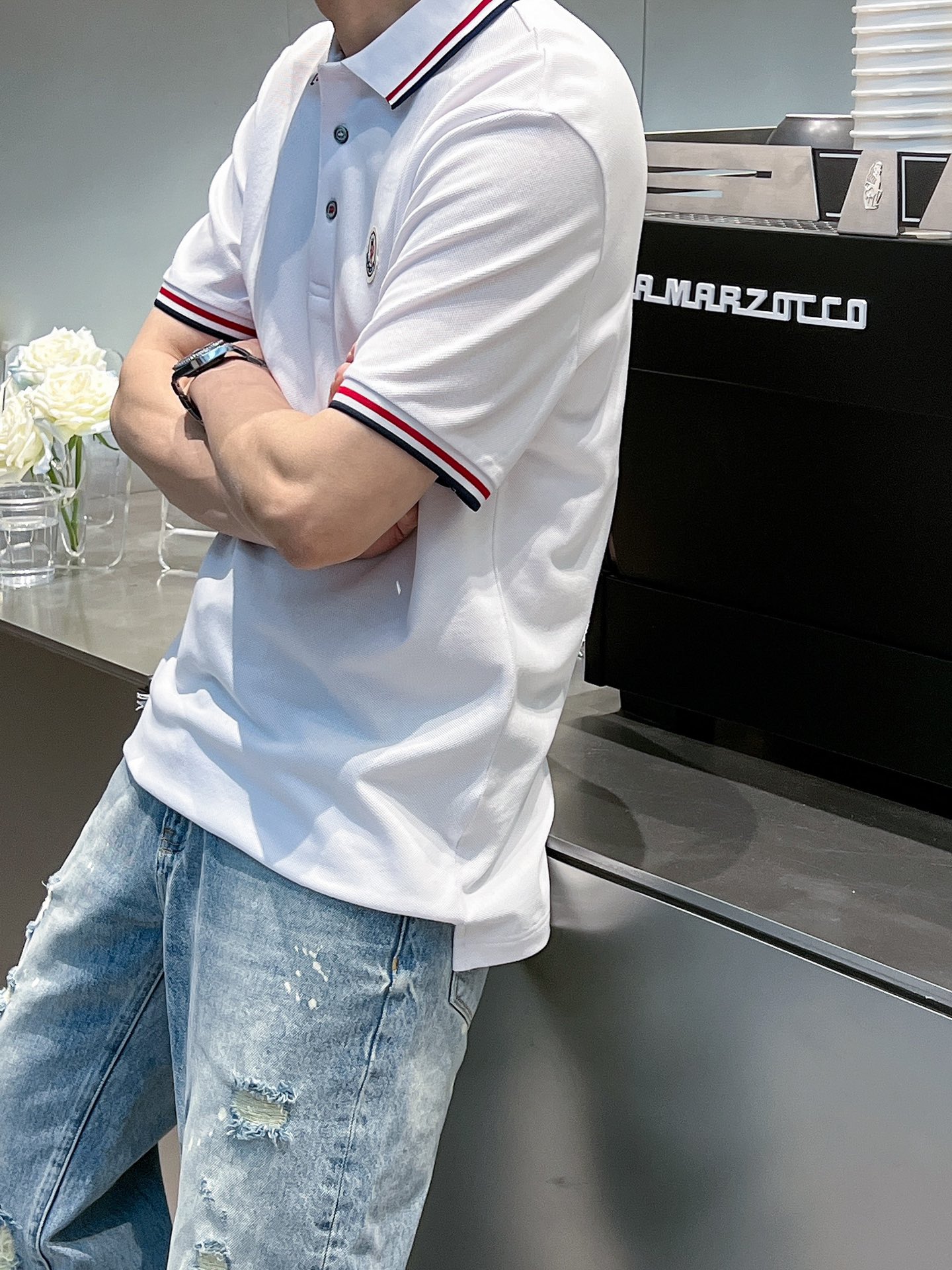 剪标polo衫短袖,Polo衫印什么logo好看