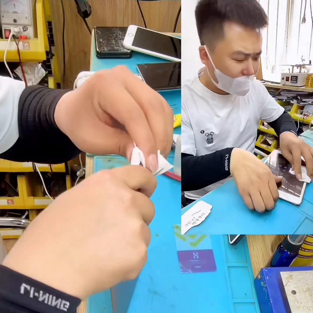 ipad平板电脑换屏教程,苹果平板5代ipad外屏