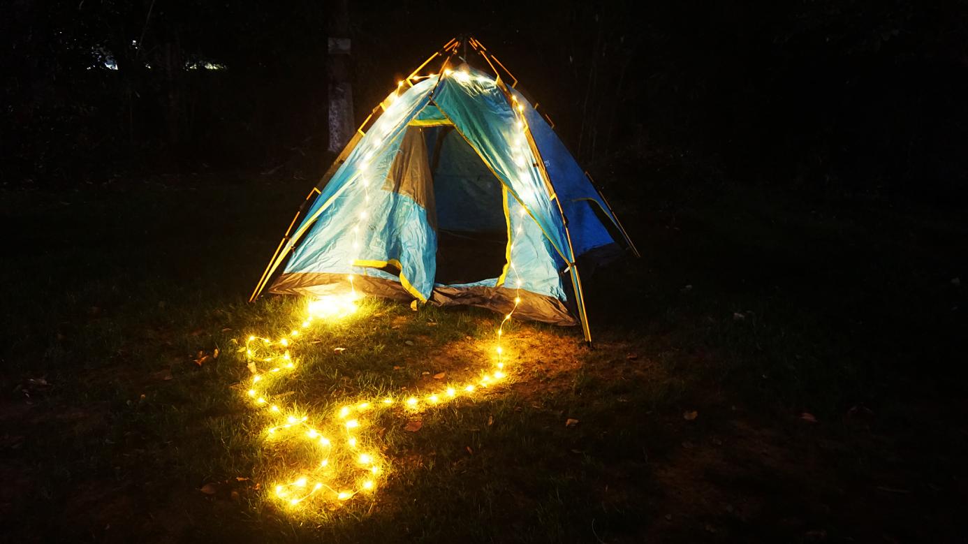 纳拓星河露营灯幻彩版,纳拓星河松果灯