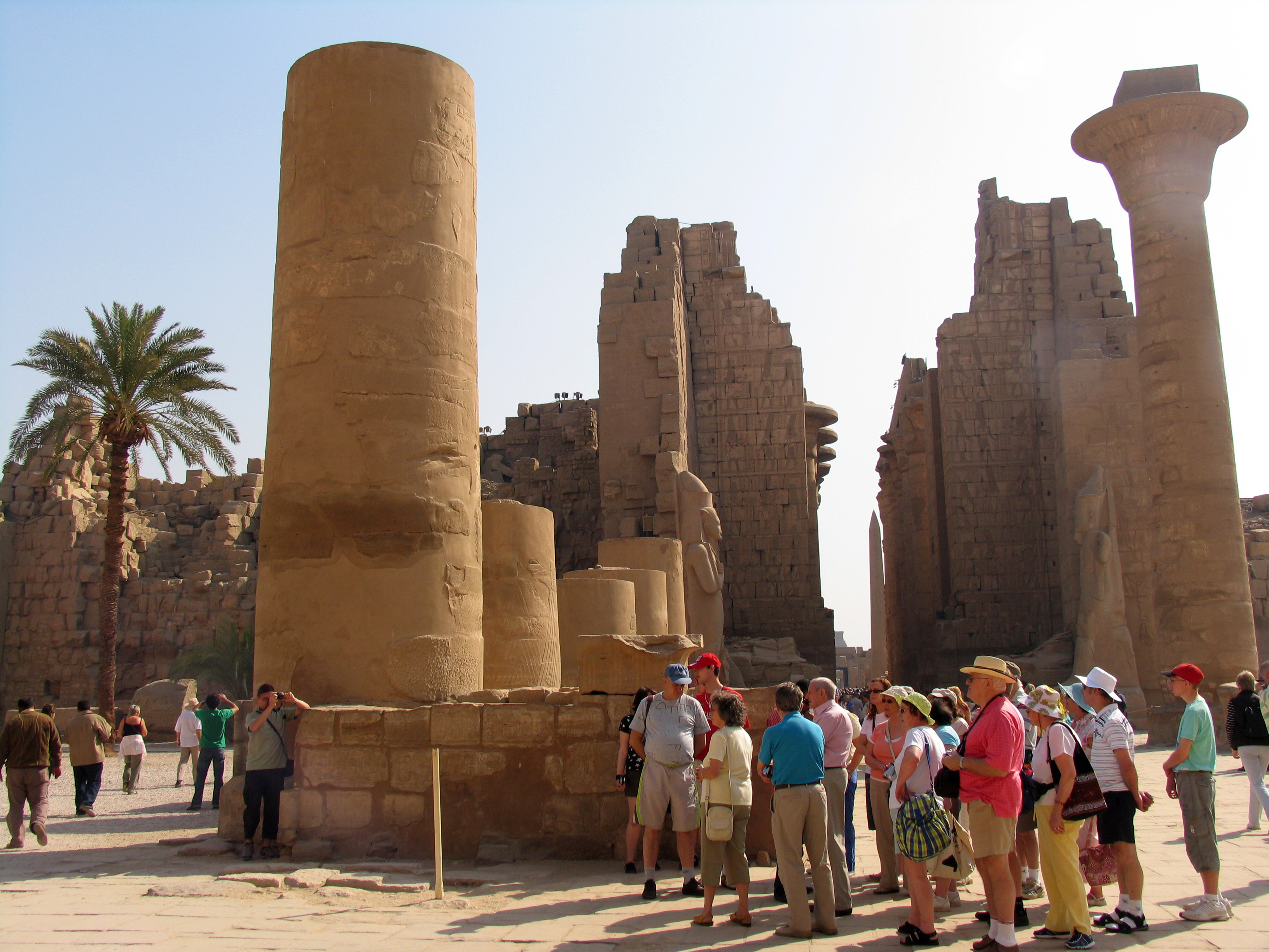 埃及古城卢克索,探访卢克索卡尔纳克神庙