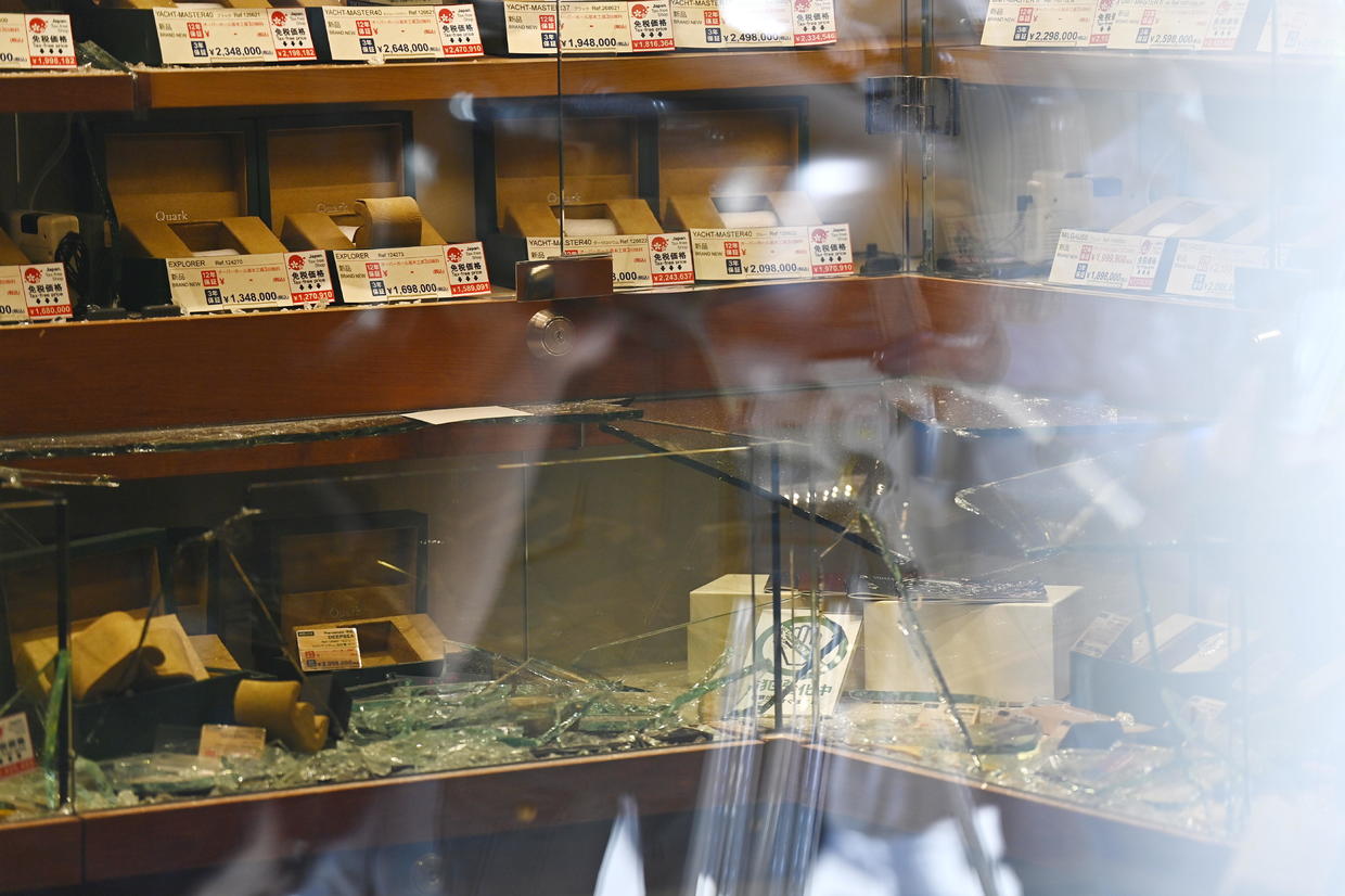 日本抢劫银座视频,日本银座抢劫犯