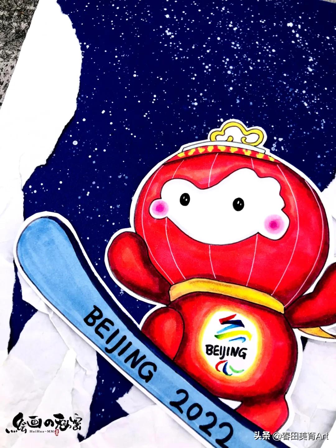 综合少儿美术创意课程,冬奥会少儿美术