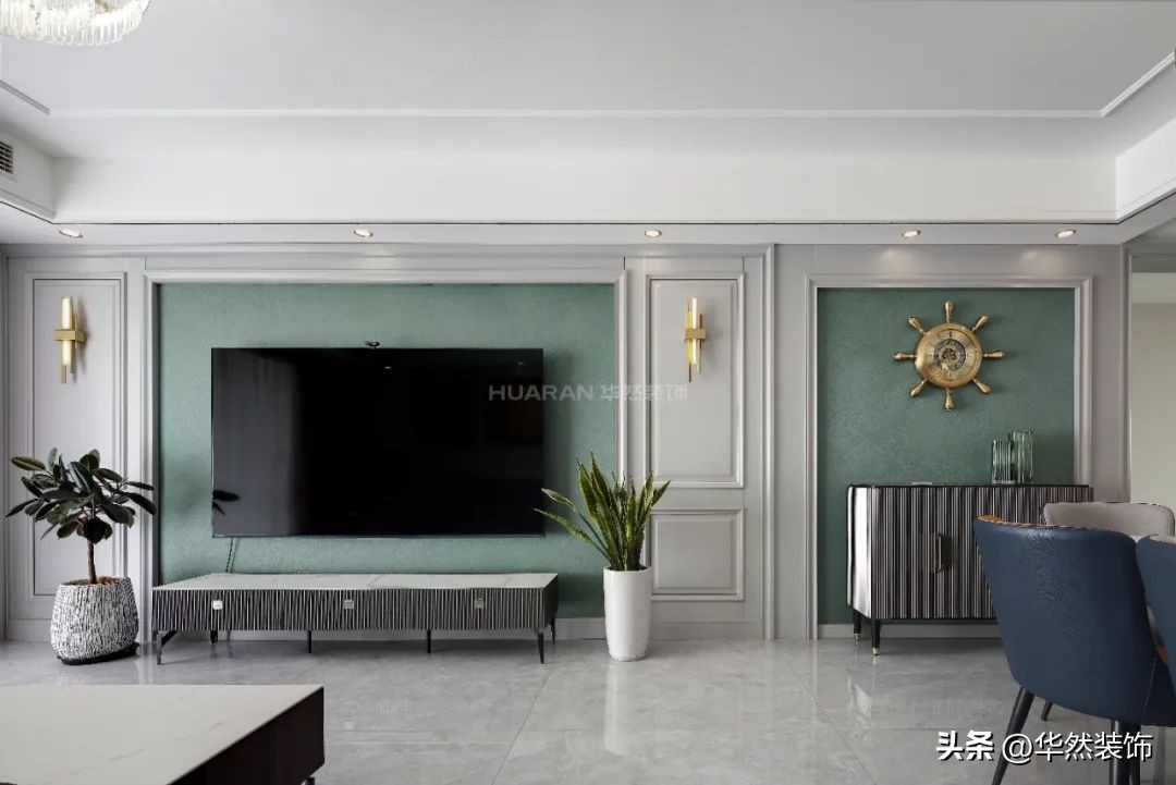 客厅一点也不高级,简单大气上档次的客厅电视背景墙