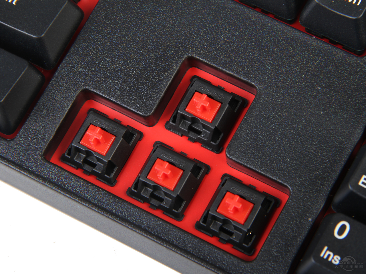 键盘推荐100-200学生党87键红轴,性价比最高的cherry轴机械键盘