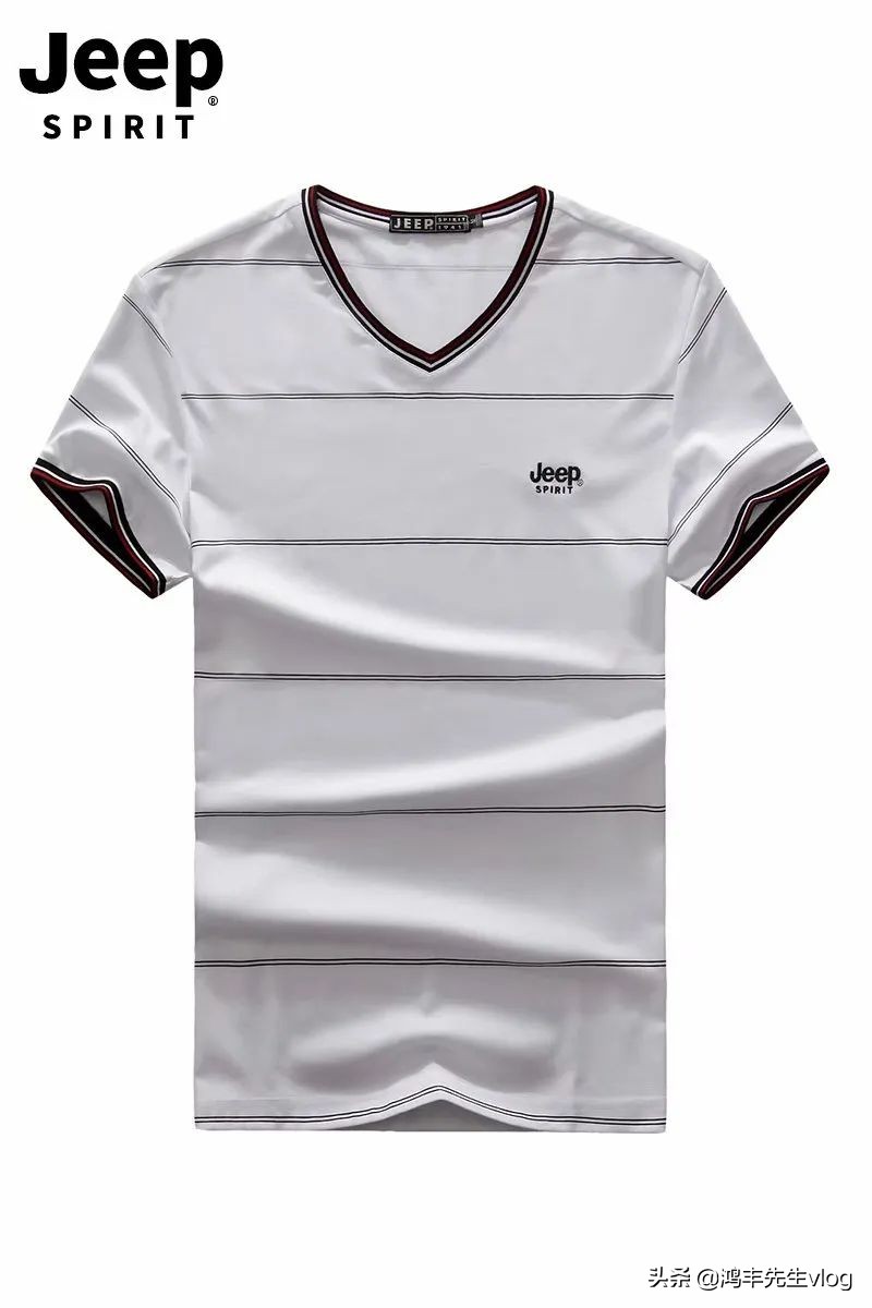 jeep短袖t恤专卖店男装翻领,jeep短袖t恤男纯棉官方正品
