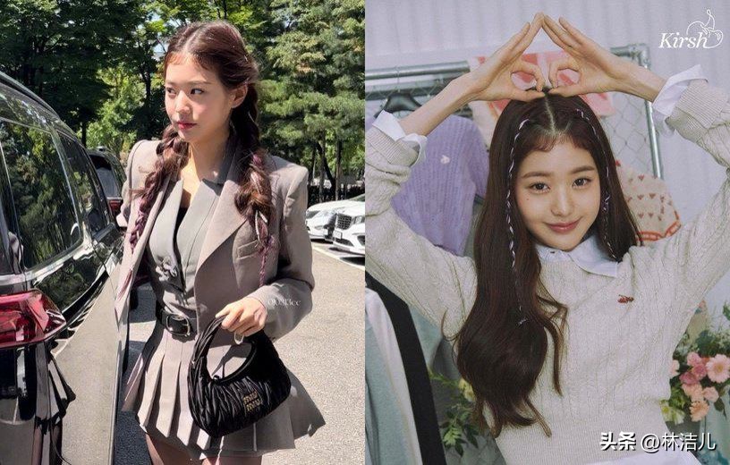 虞书欣赵露思都是圆脸编发模板,虞书欣同款低丸子头短发怎么梳