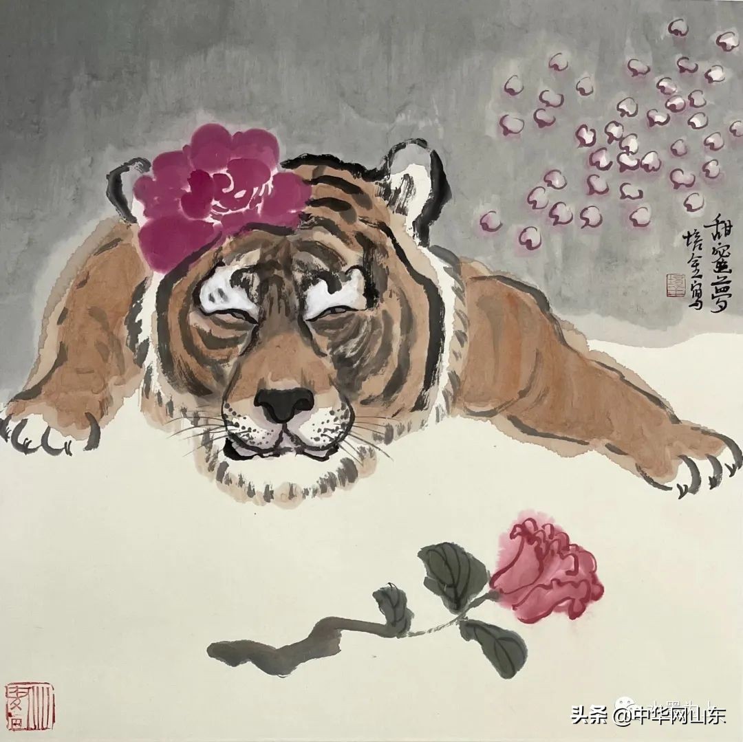 著名画家肖培金推出“虎啸风生——壬寅生肖虎新作展”线上展览