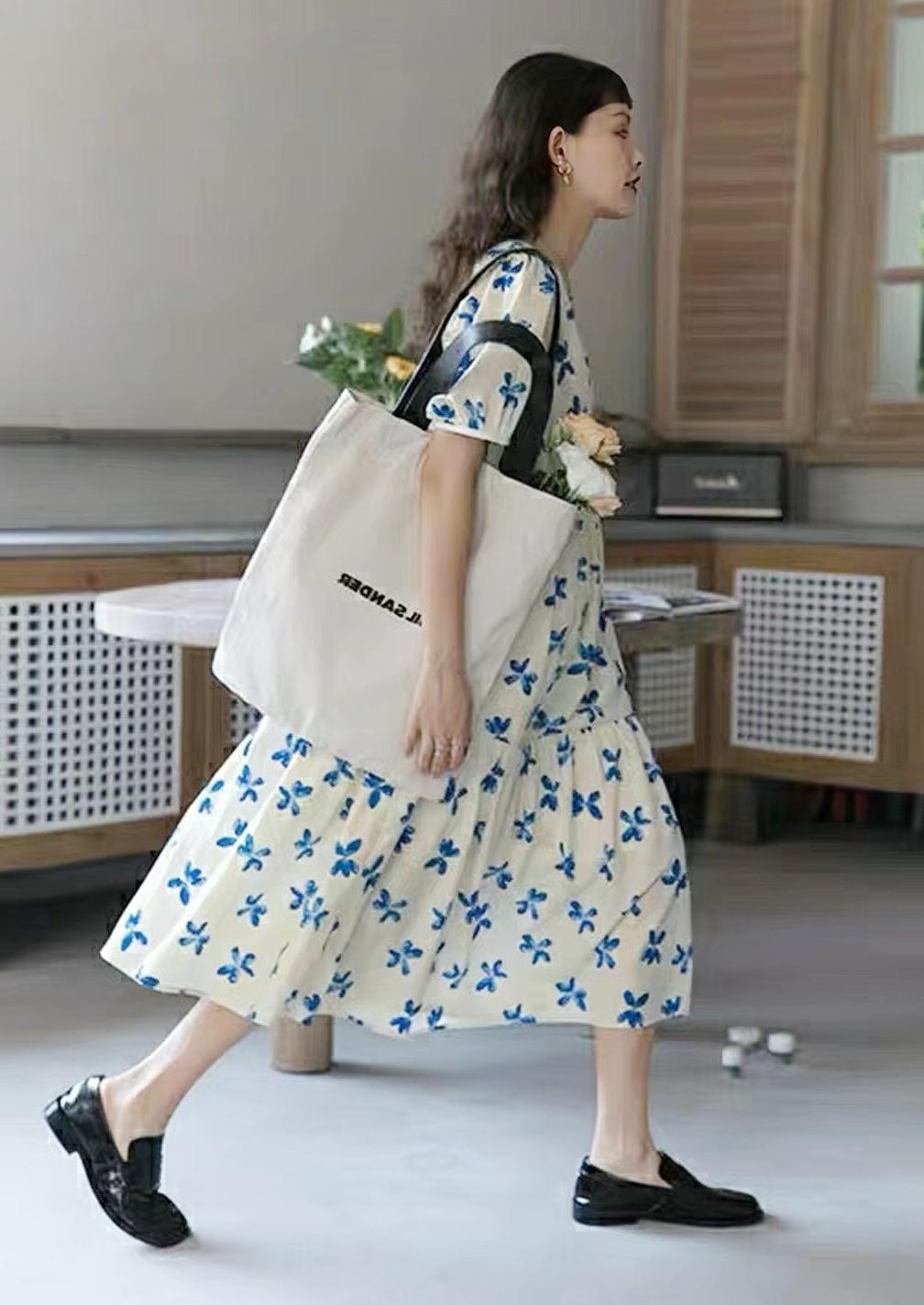 油画裙半身裙,吊带油画裙