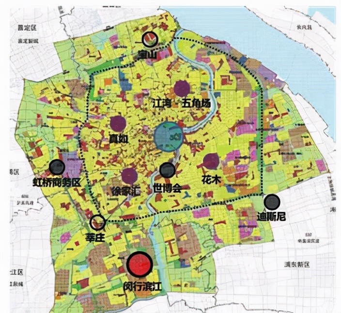 上海主城区的特点,上海主城区范围划分图