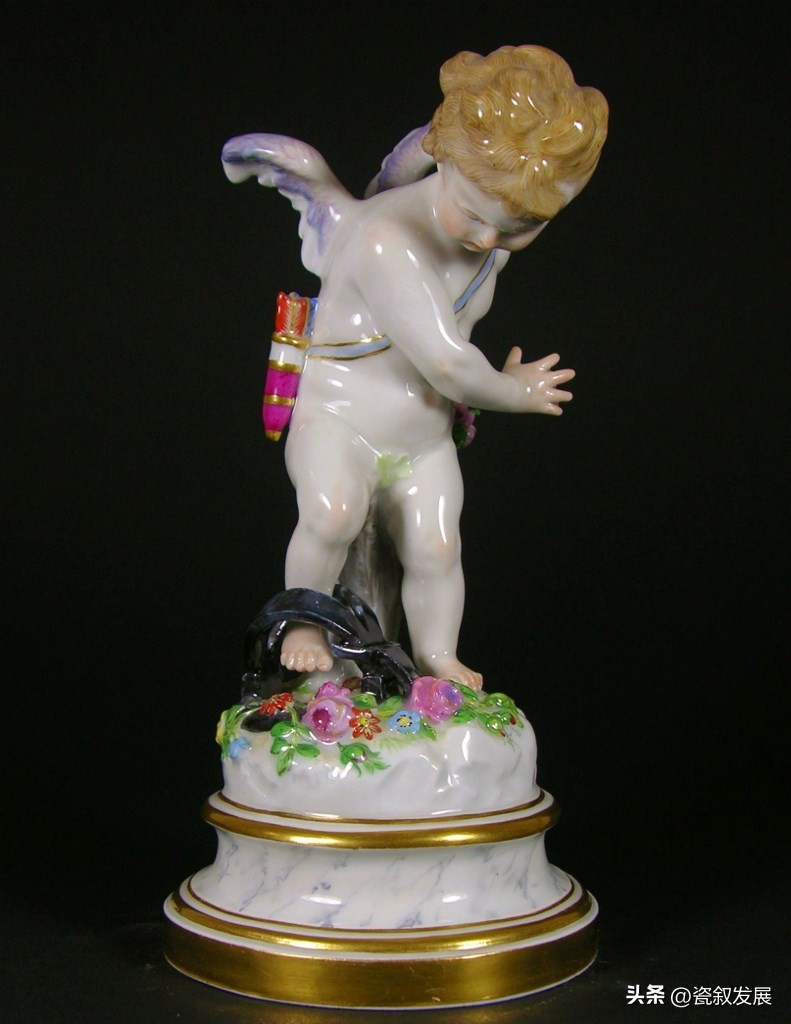 欧洲瓷器之祖-梅森Meissen制瓷厂-爱神丘比特“爱”主题瓷塑（2）
